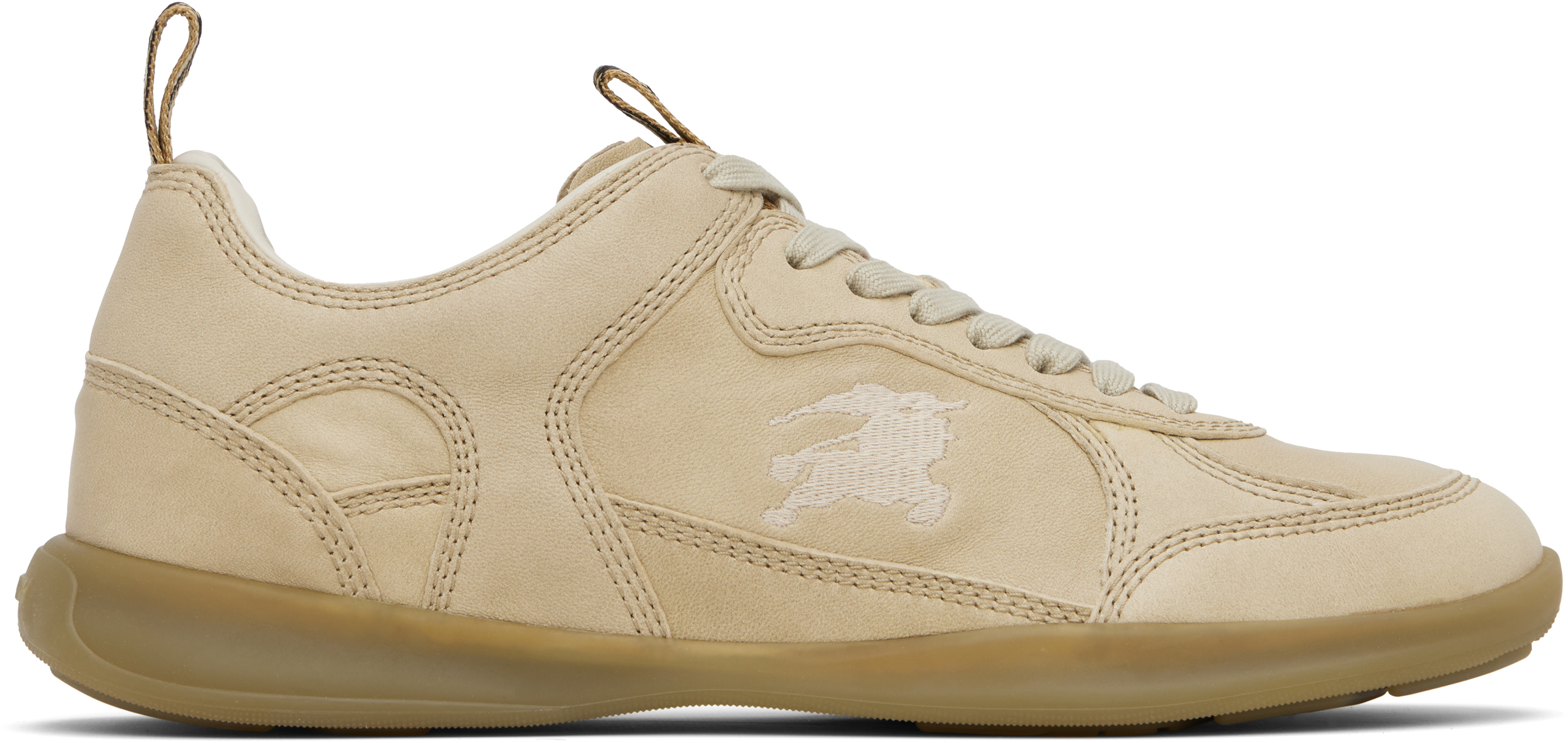 Burberry Matrix Leather Sneaker In Multi