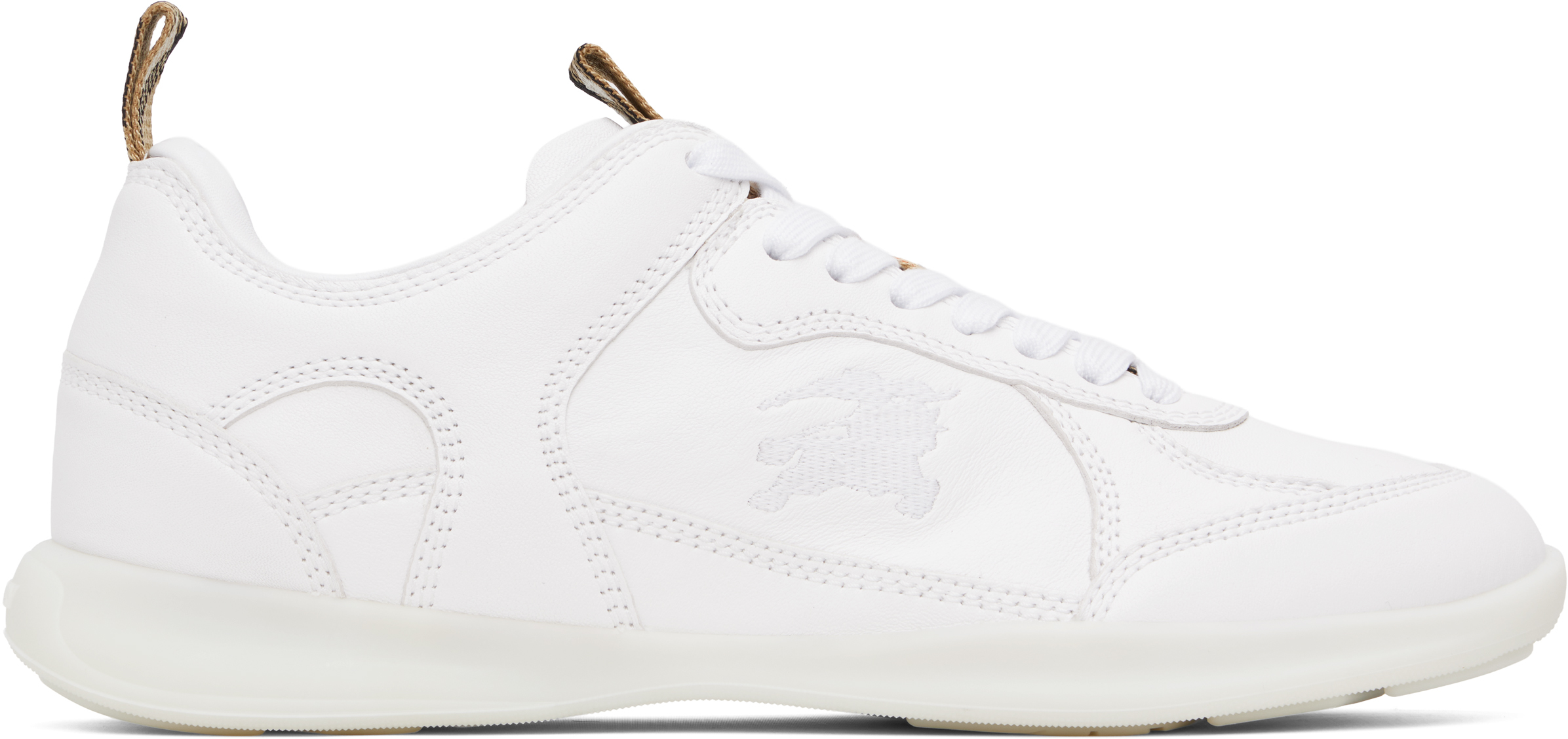 スニーカー BURBERRY Matrix sneakets in nappa White Leather Matrix Sneakers by Burberry on Sale