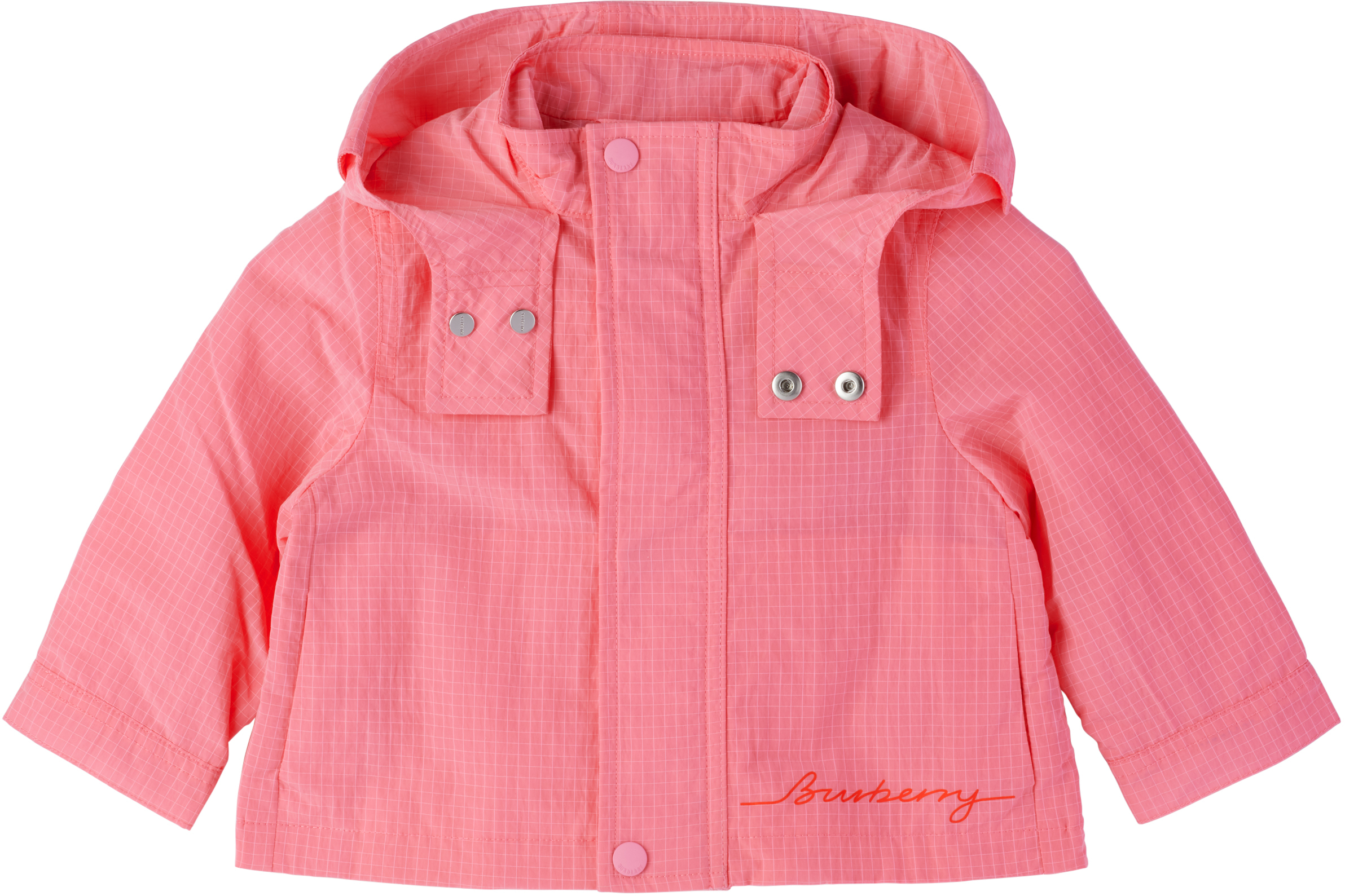 【関税&送料込】Burberry Skin Pink Nylon Blend Windbreaker Skin pink nylon blend windbreaker – G&B