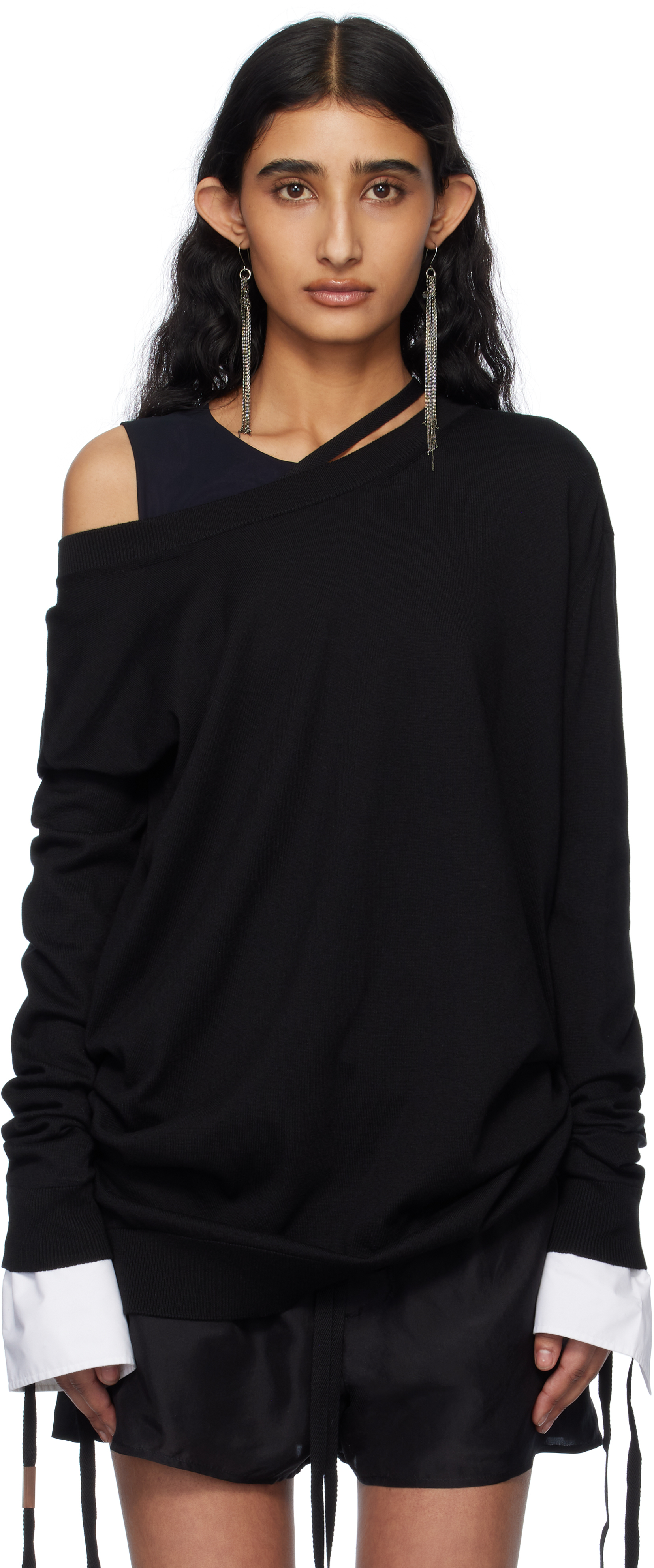 Black Helle High-Comfort Sweater