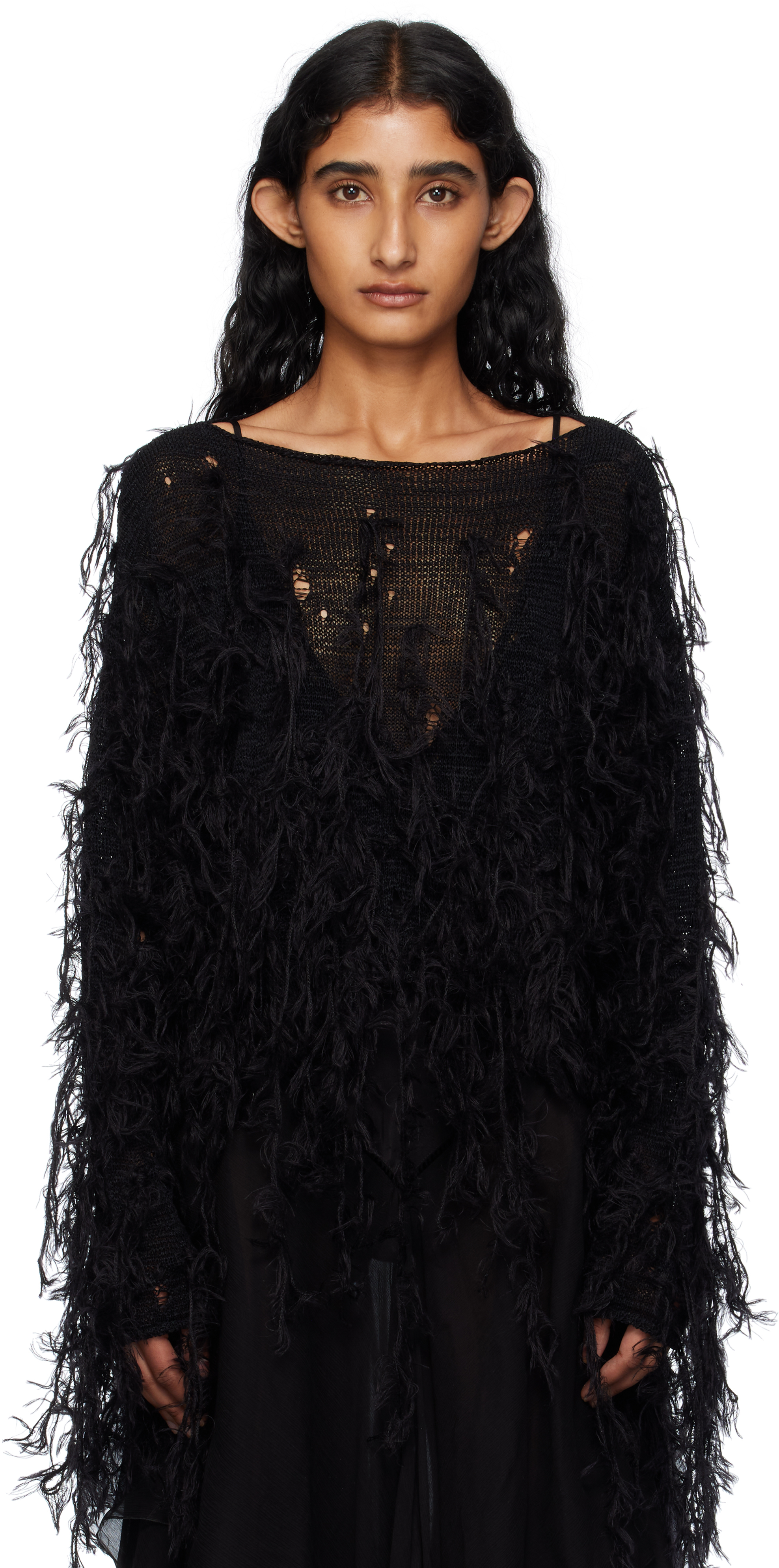 Ann Demeulemeester Black Vilta Sweater
