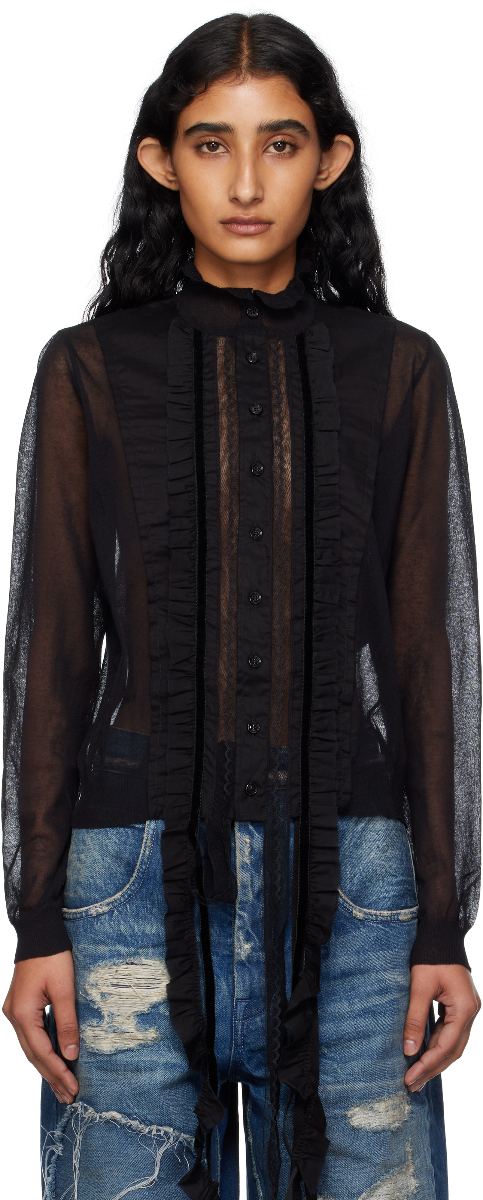 Black Monya Blouse