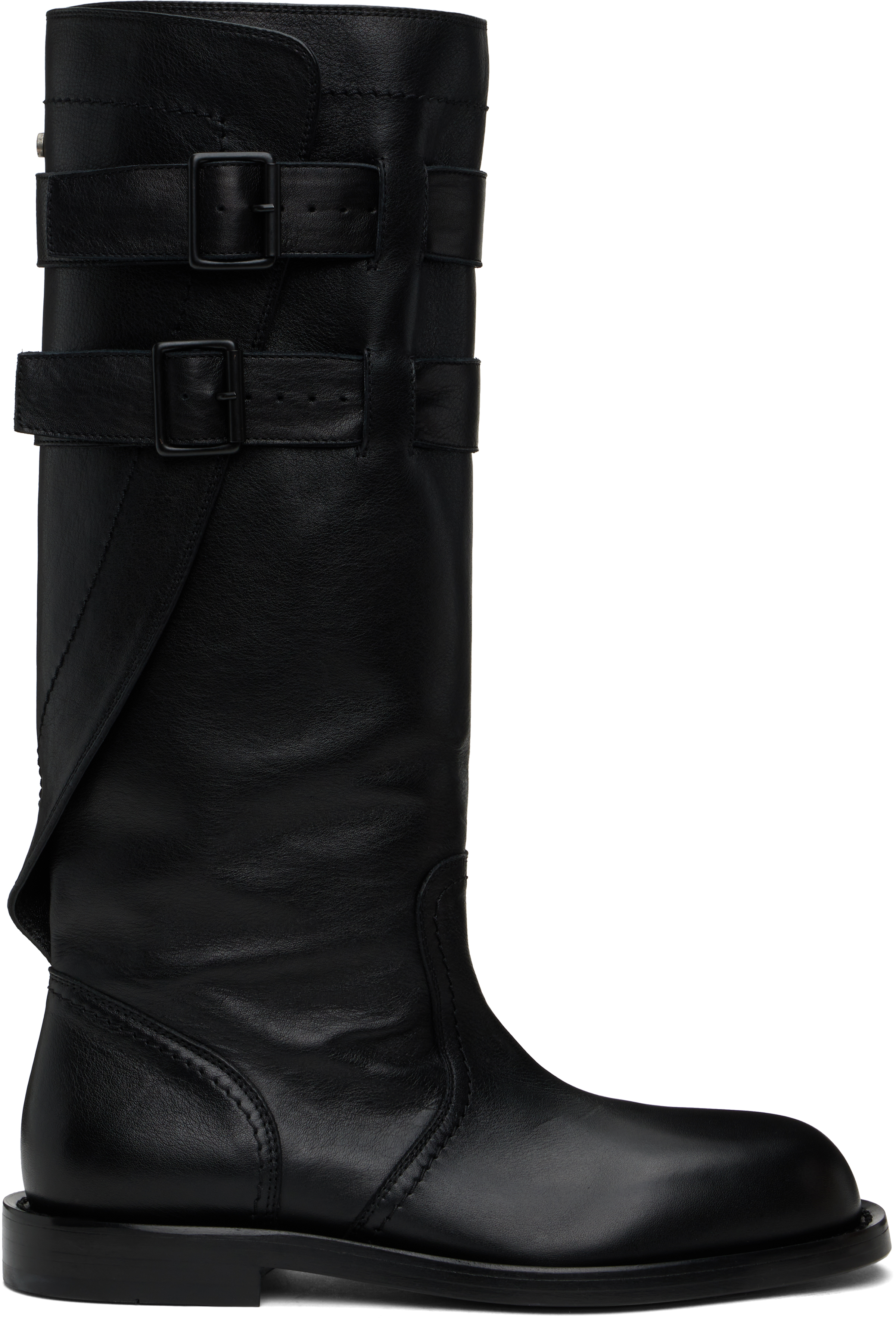 Black Uplu Biker Boots