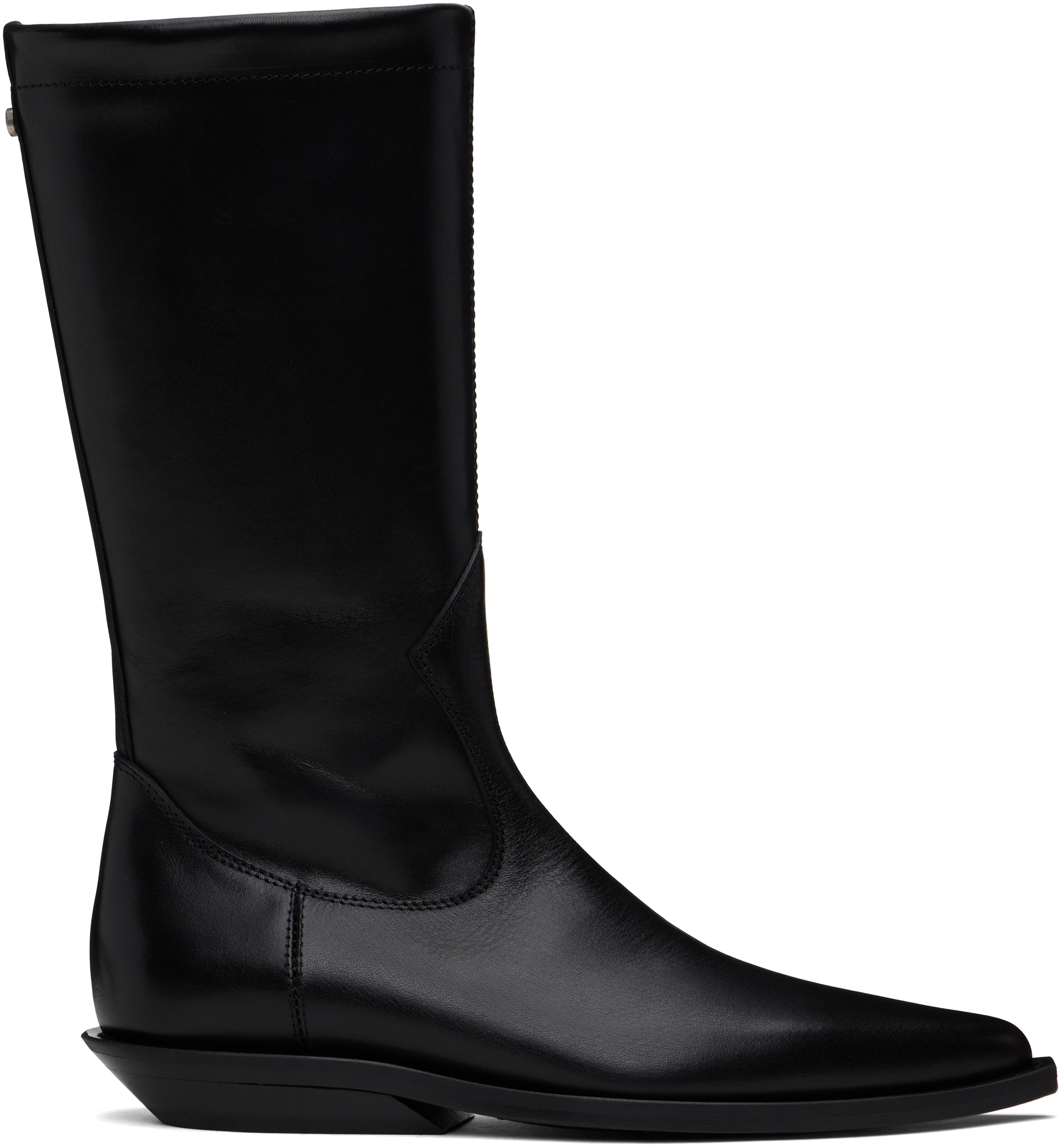 Black Jani Pointy Cowboy Boots