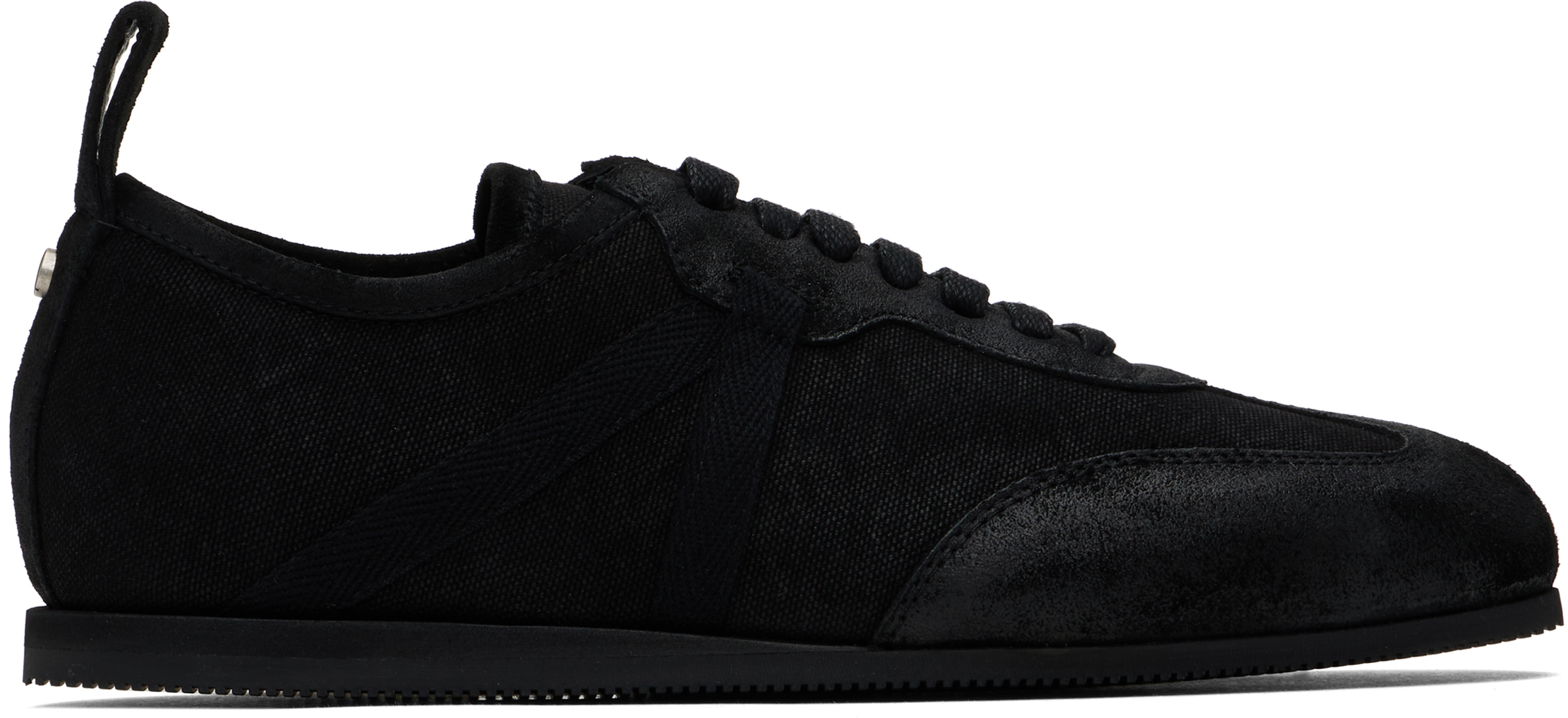 Black Siru Low-Top Boxing Sneakers