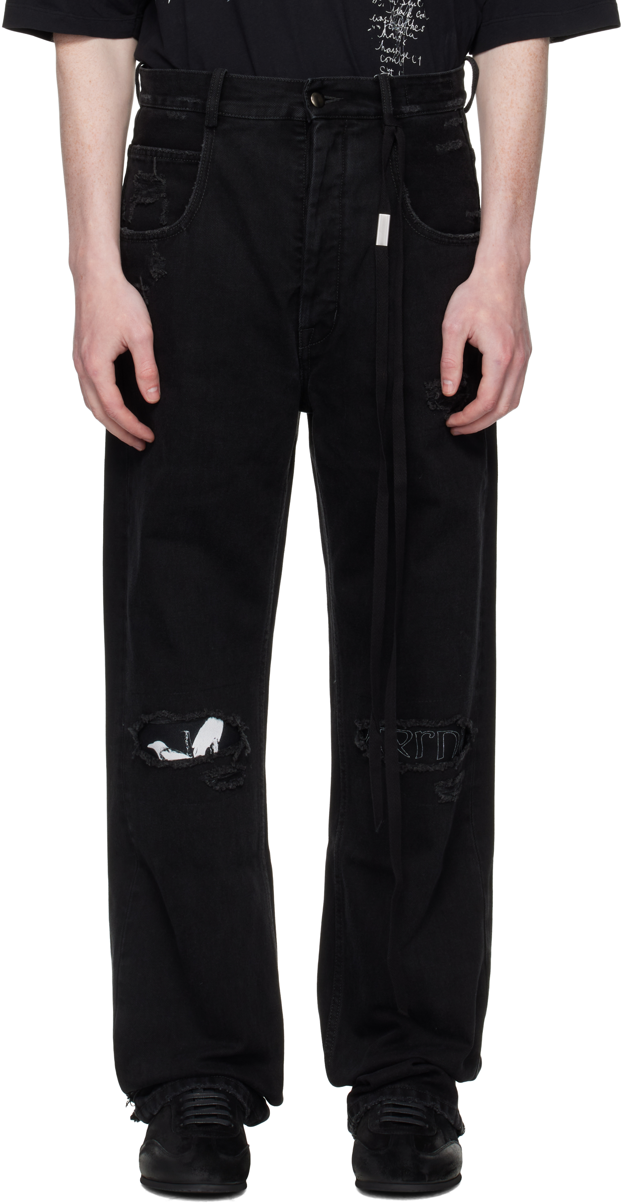 Black Ronald 5 Pocket Comfort Jeans