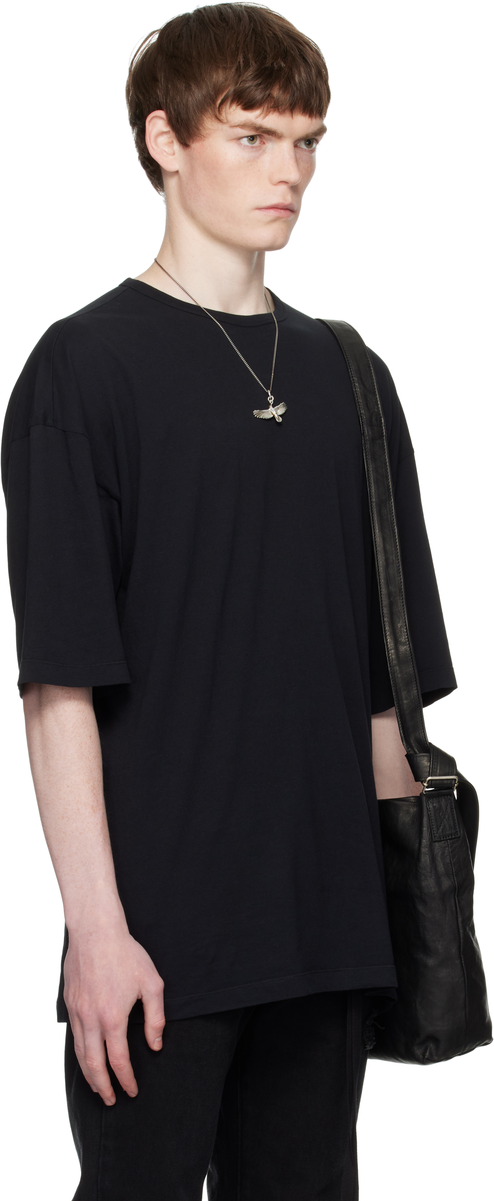 Ann Demeulemeester Short-sleeved T-shirt In Black