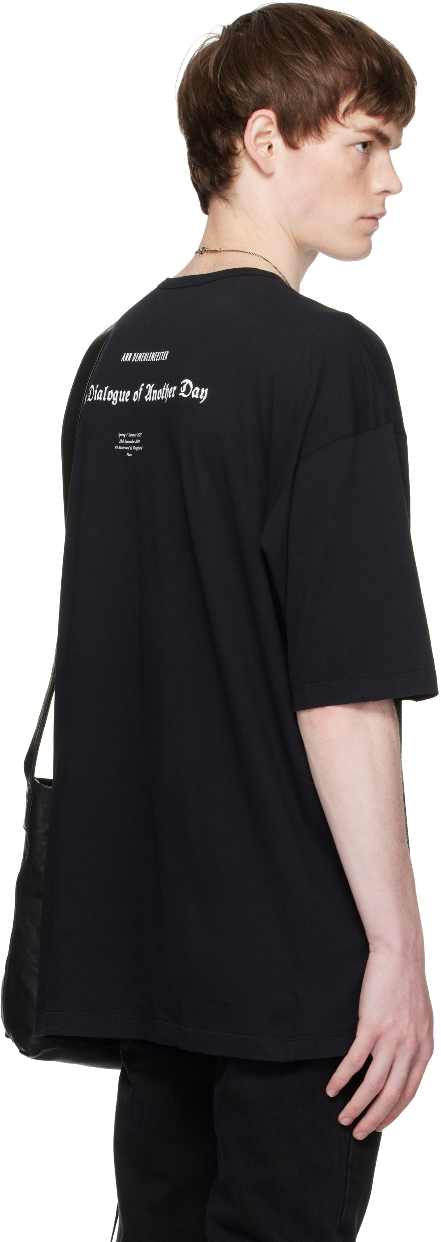 Ann Demeulemeester Short-sleeved T-shirt In Black