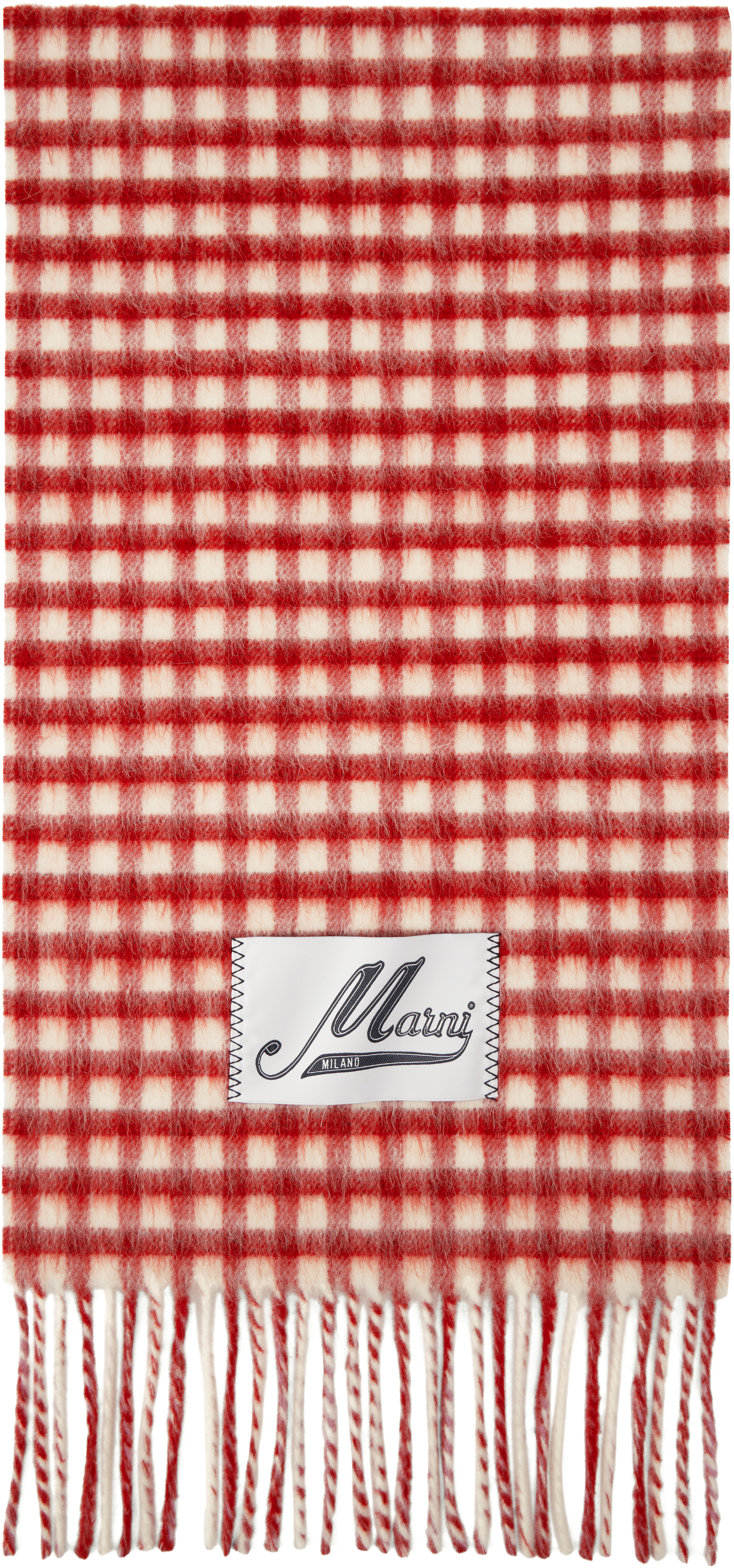 ☆韓国の人気☆【MARNI】☆MARNI GREEN CHECK WOOL SCARF☆ ☆韓国の人気☆【MARNI】☆MARNI GREEN CHECK WOOL SCARF☆