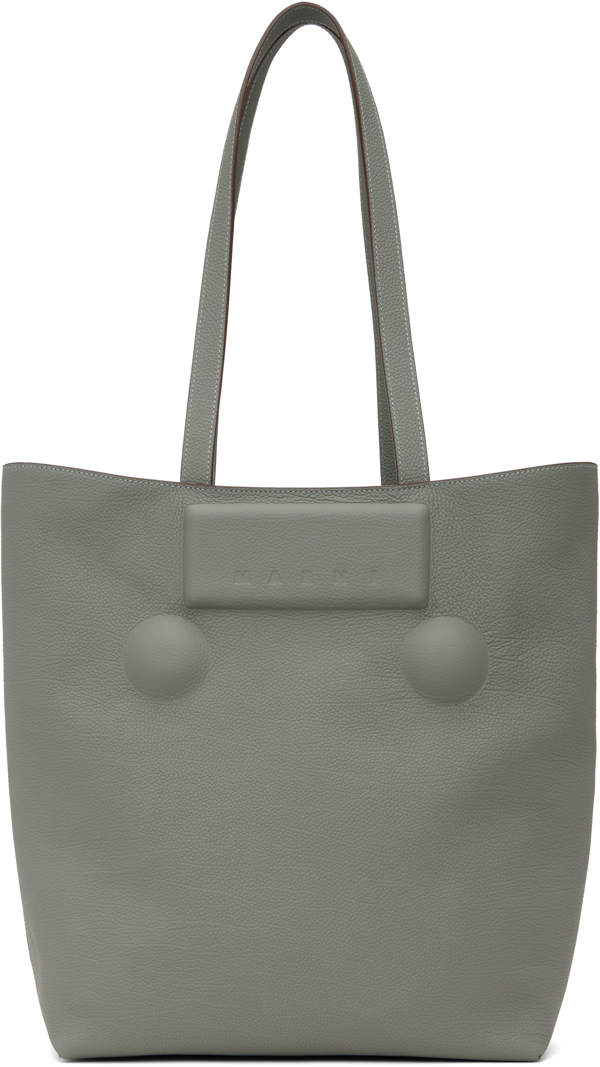 【関税込み】Marni グレー ミディアム ショッパートート Marniのグレー ミディアム ショッパートートがセール中
