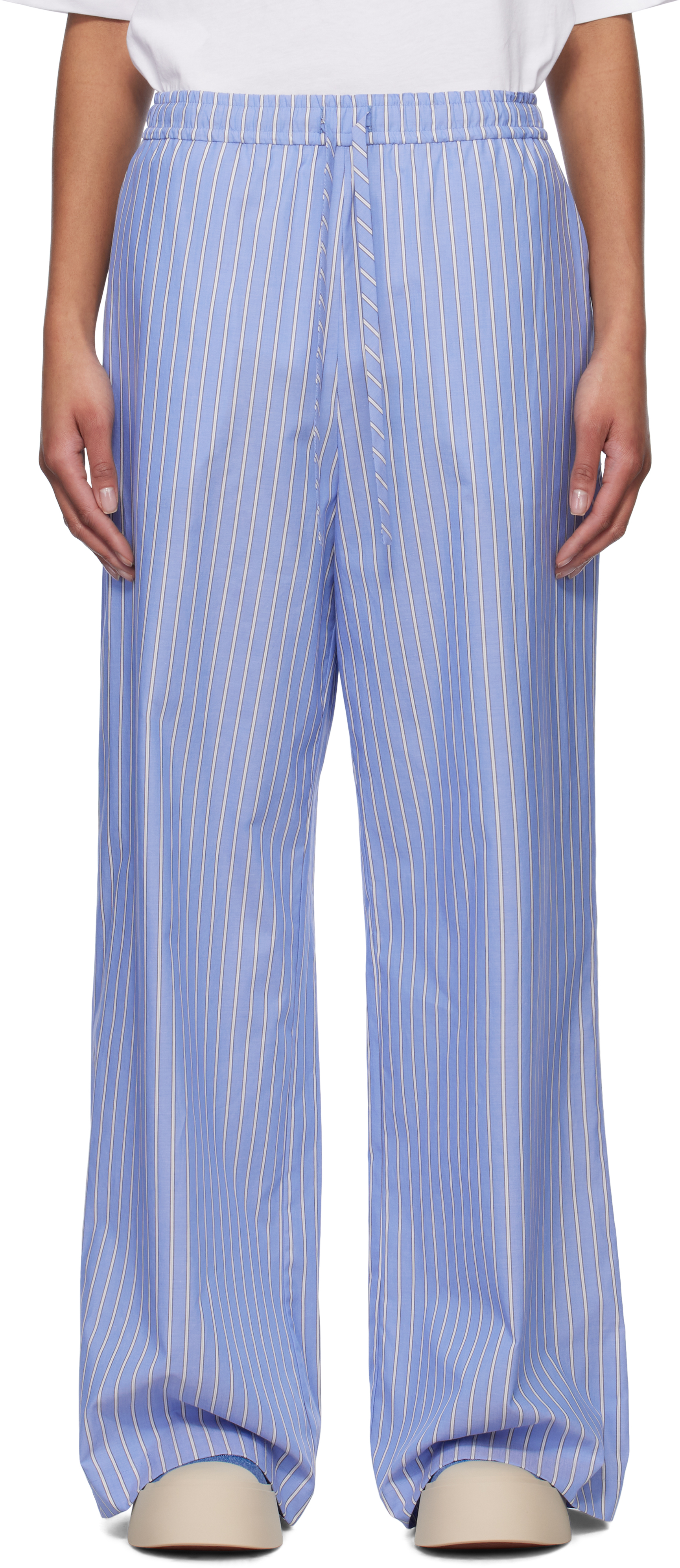 Blue Loose Trousers