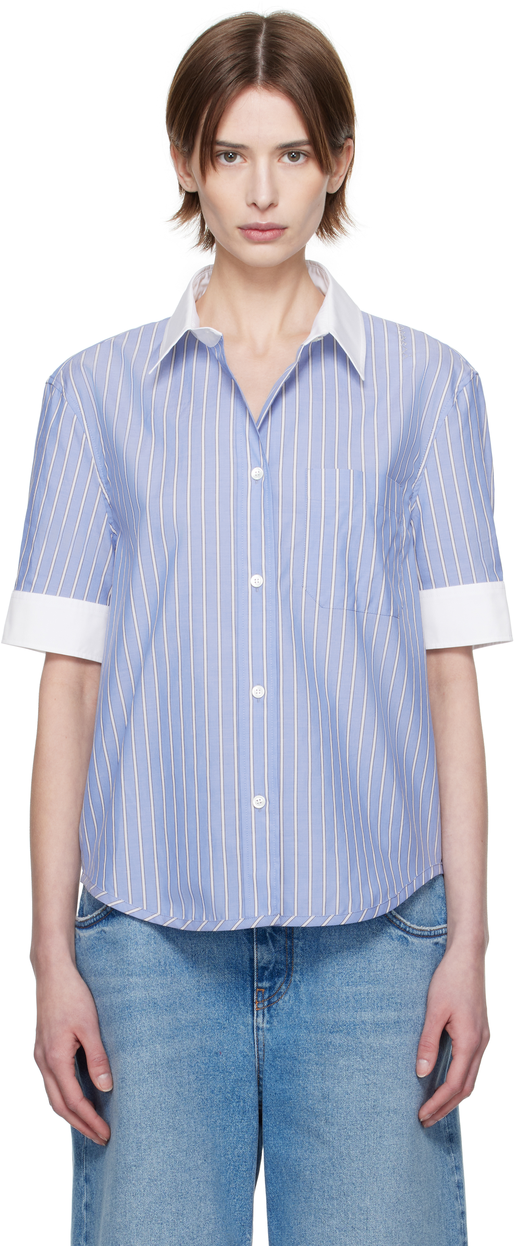 Blue Striped Shirt