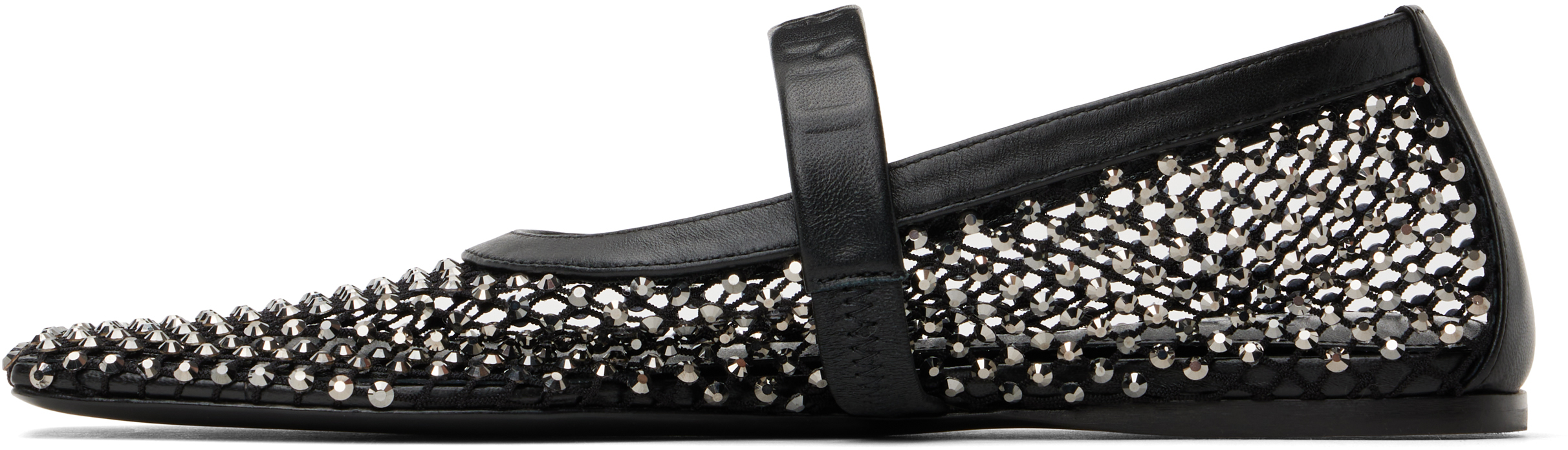 Marni Mary Jane Ballet Flats In Black Polyuretan