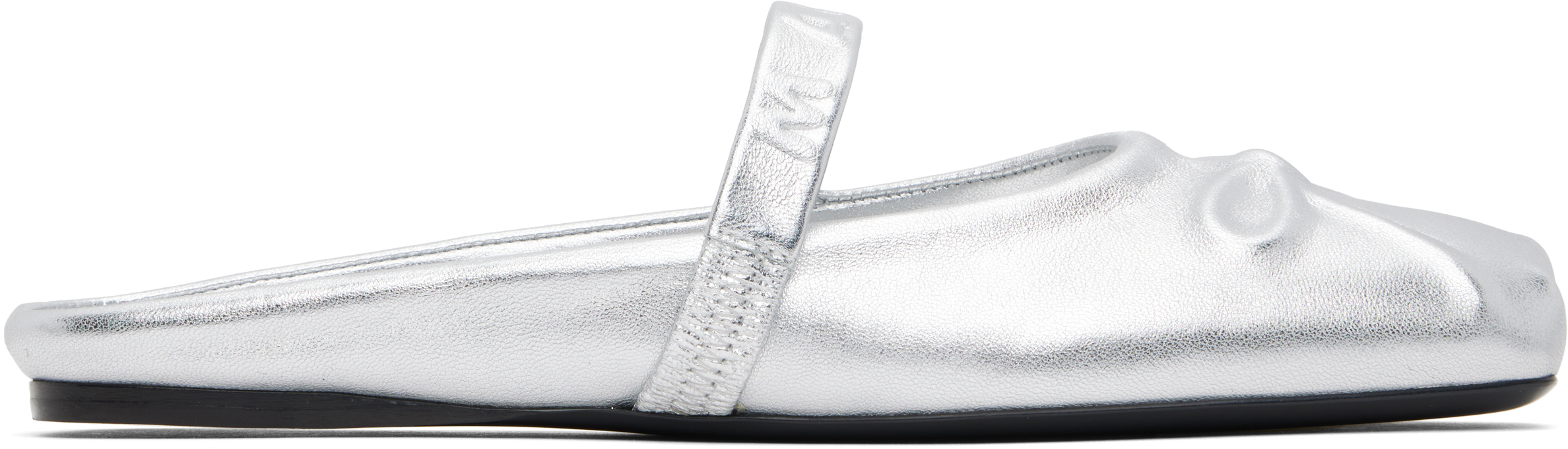 【関税込み】Marni シルバー Little Bow レザー ミュール Marniのシルバー Little Bow レザー ミュールがセール中
