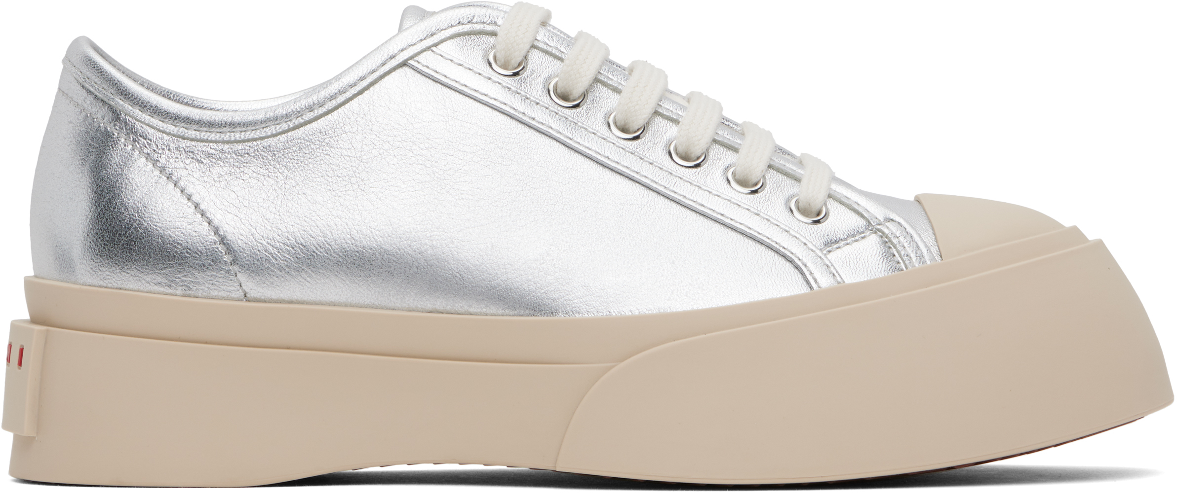 【Marni】シルバー Pablo シューレース スニーカー Marniのシルバー Pablo シューレース スニーカーがセール中