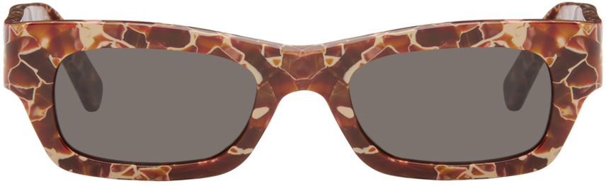 Marni Brown Haicli Sunglasses In Lava