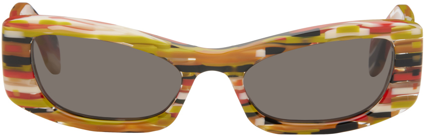 Marni Multicolor Nyama Sunglasses In Sripes