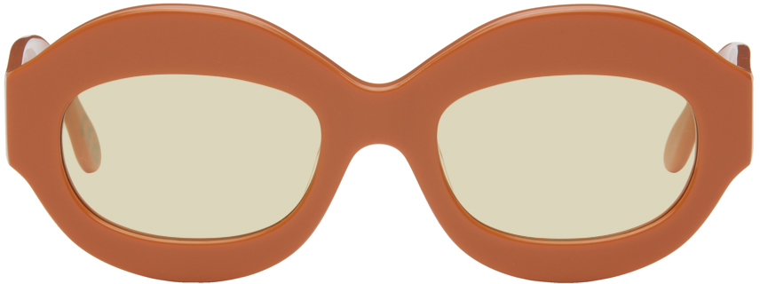 Shop Marni Orange Retrosuperfuture Edition Ik Kil Cenote Sunglasses