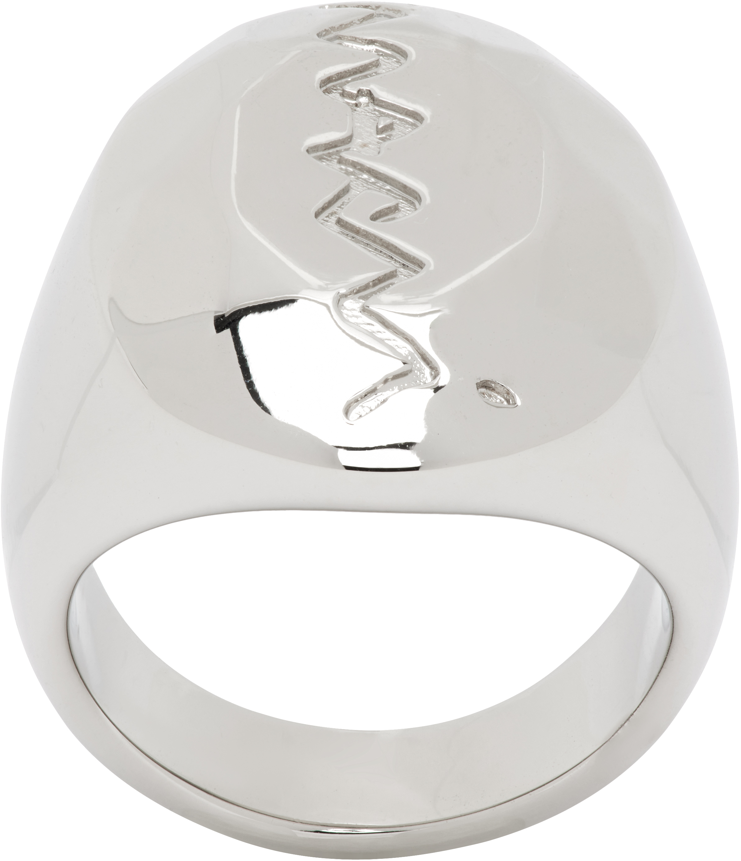 【関税込み】Marni シルバー シグネットリング Silver Signet Ring by Marni on Sale