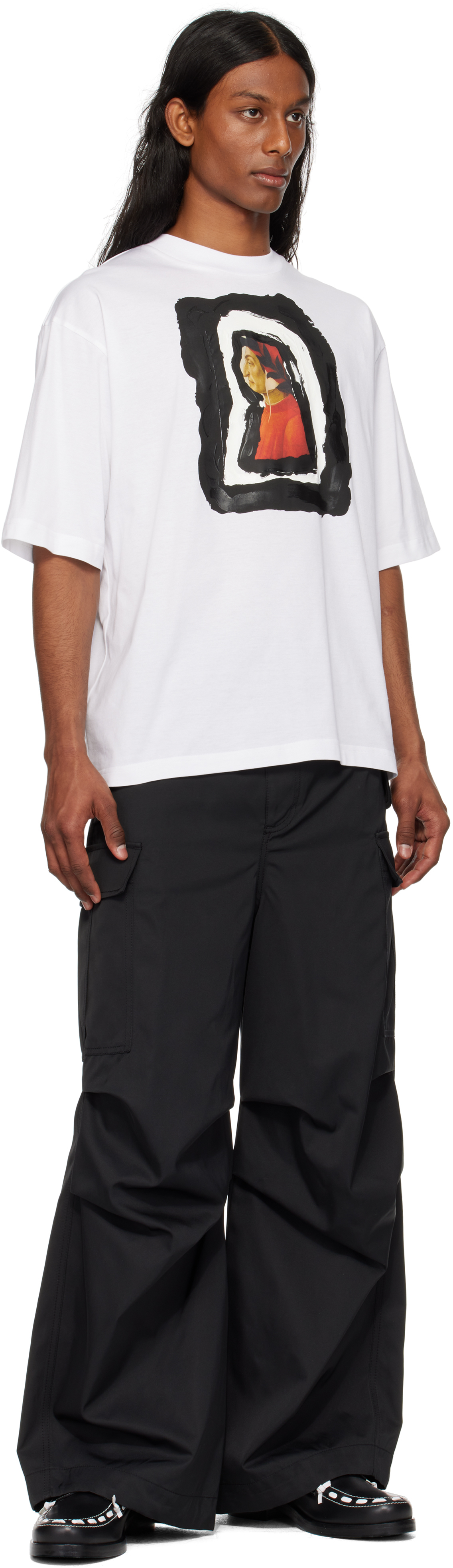 Marni Black Water-repellent Taffeta Cargo Pants