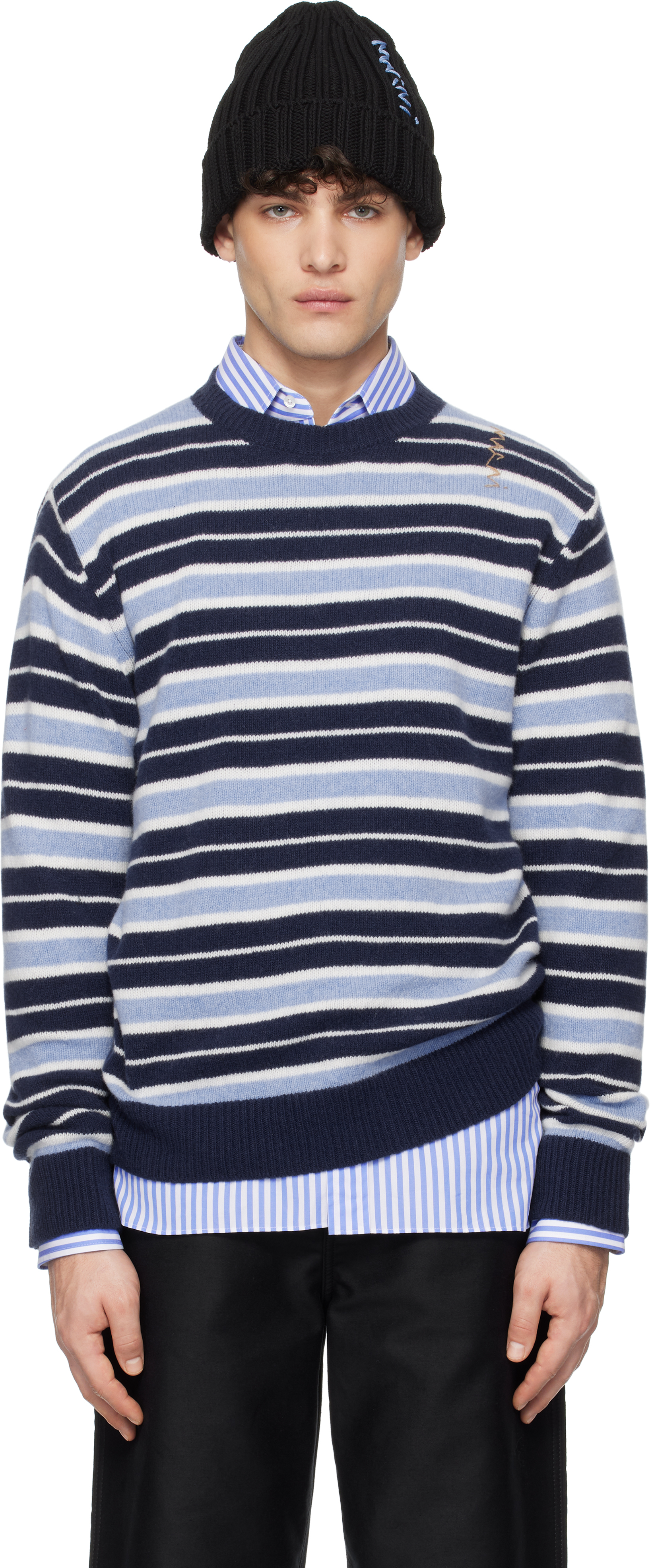 Marni メンズ クルーネックセーター | SSENSE 日本 Marni メンズ クルーネックセーター | SSENSE 日本