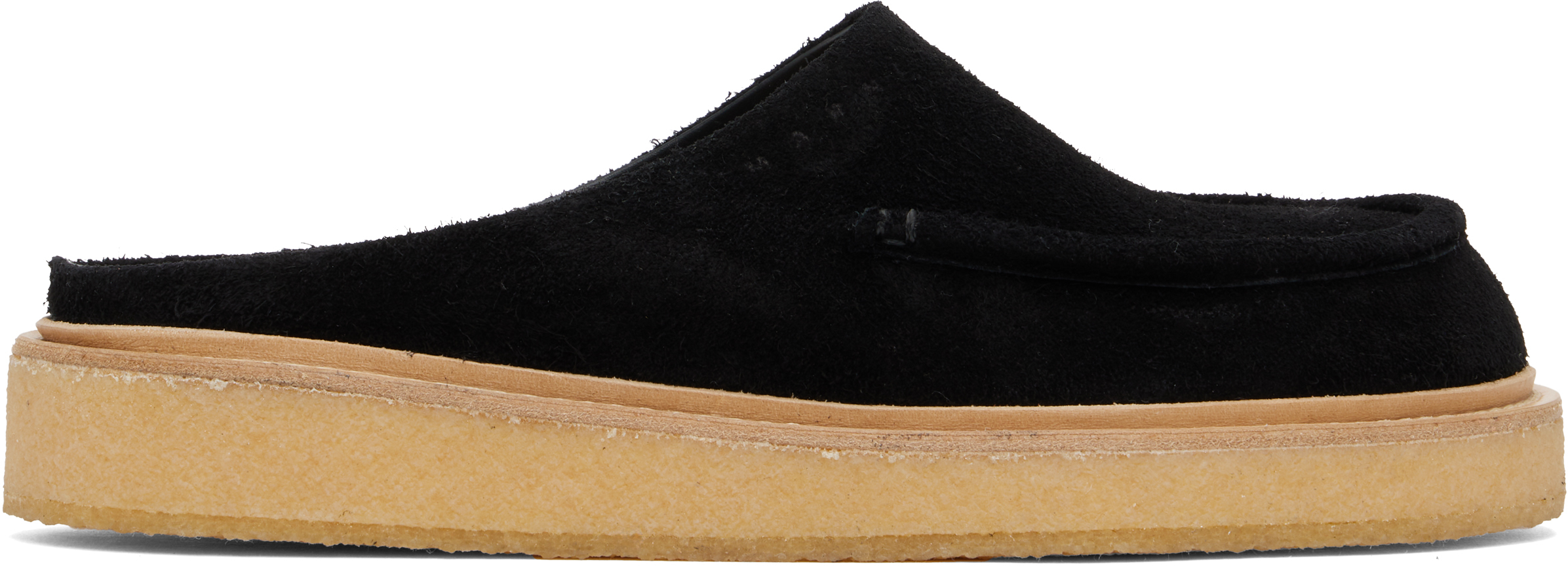 Black Suede Slippers