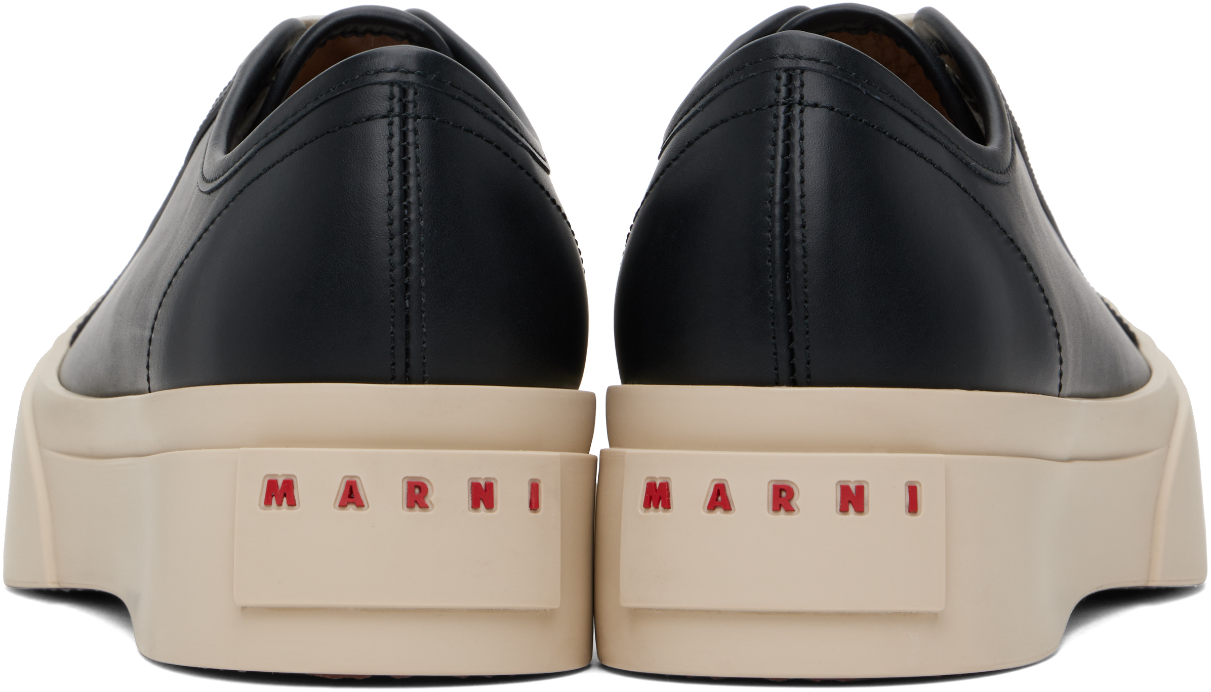 Shop Marni Black Pablo Sneakers In 00n99 Black