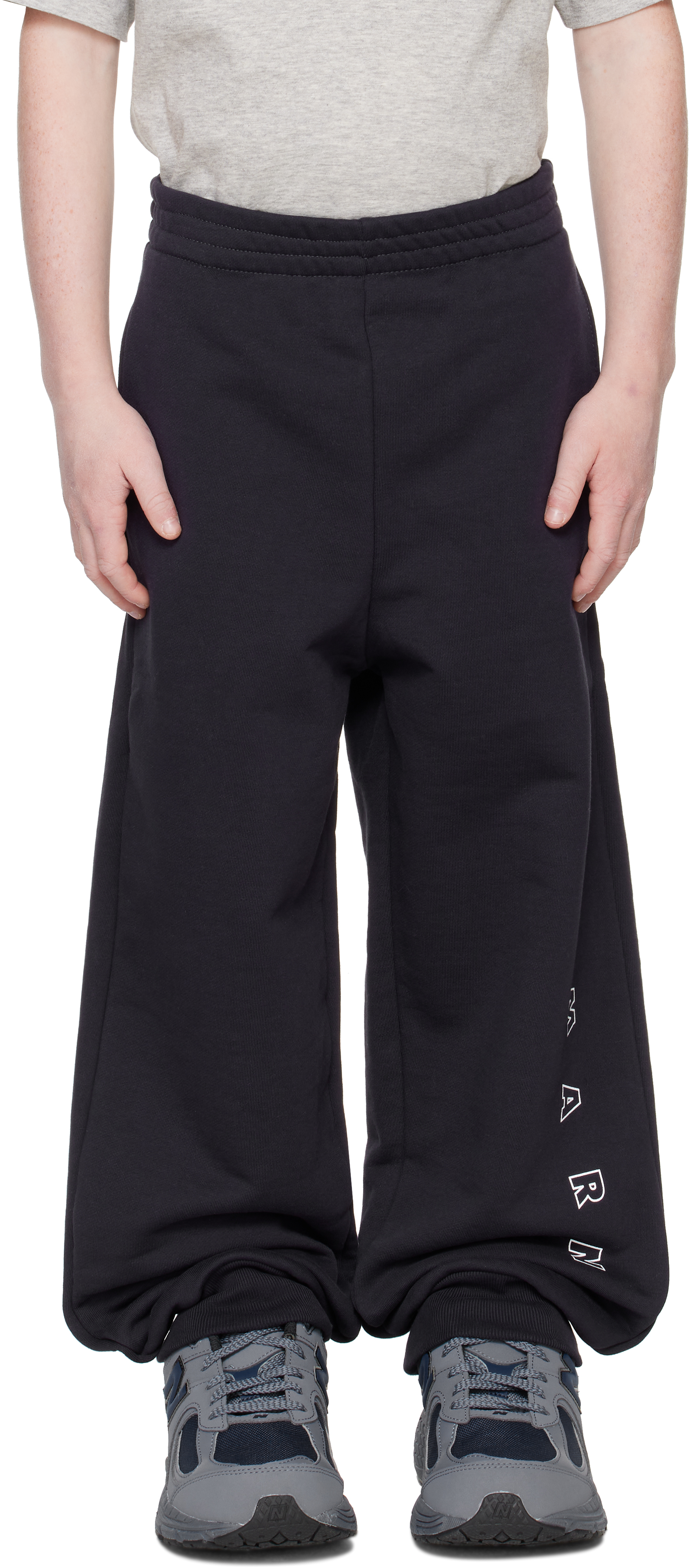 【関税込み】Marni キッズ｜ネイビー フレイドトリム ジーンズ Marni dark frayed jeans for boys | BRAVE KID