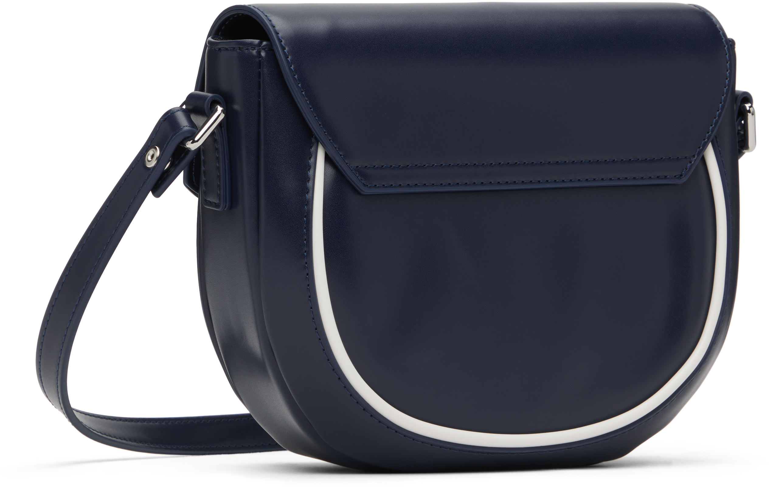 Marni Kids Navy Smile Bag In 0m803