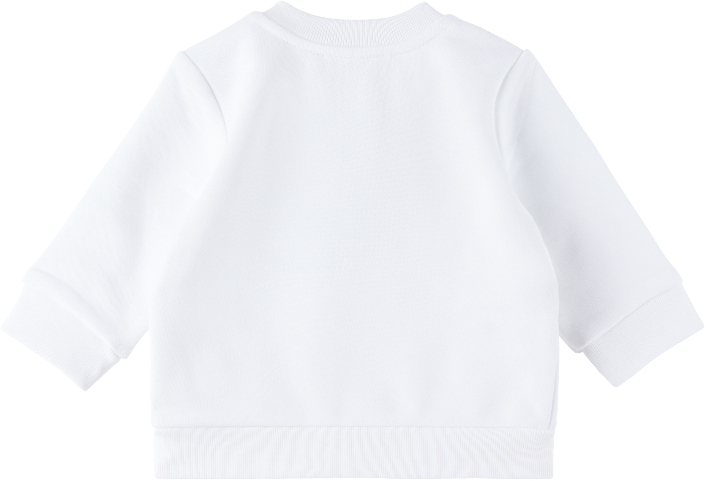 Marni White Sweatshirt For Babykids With Red Logo In 0m100