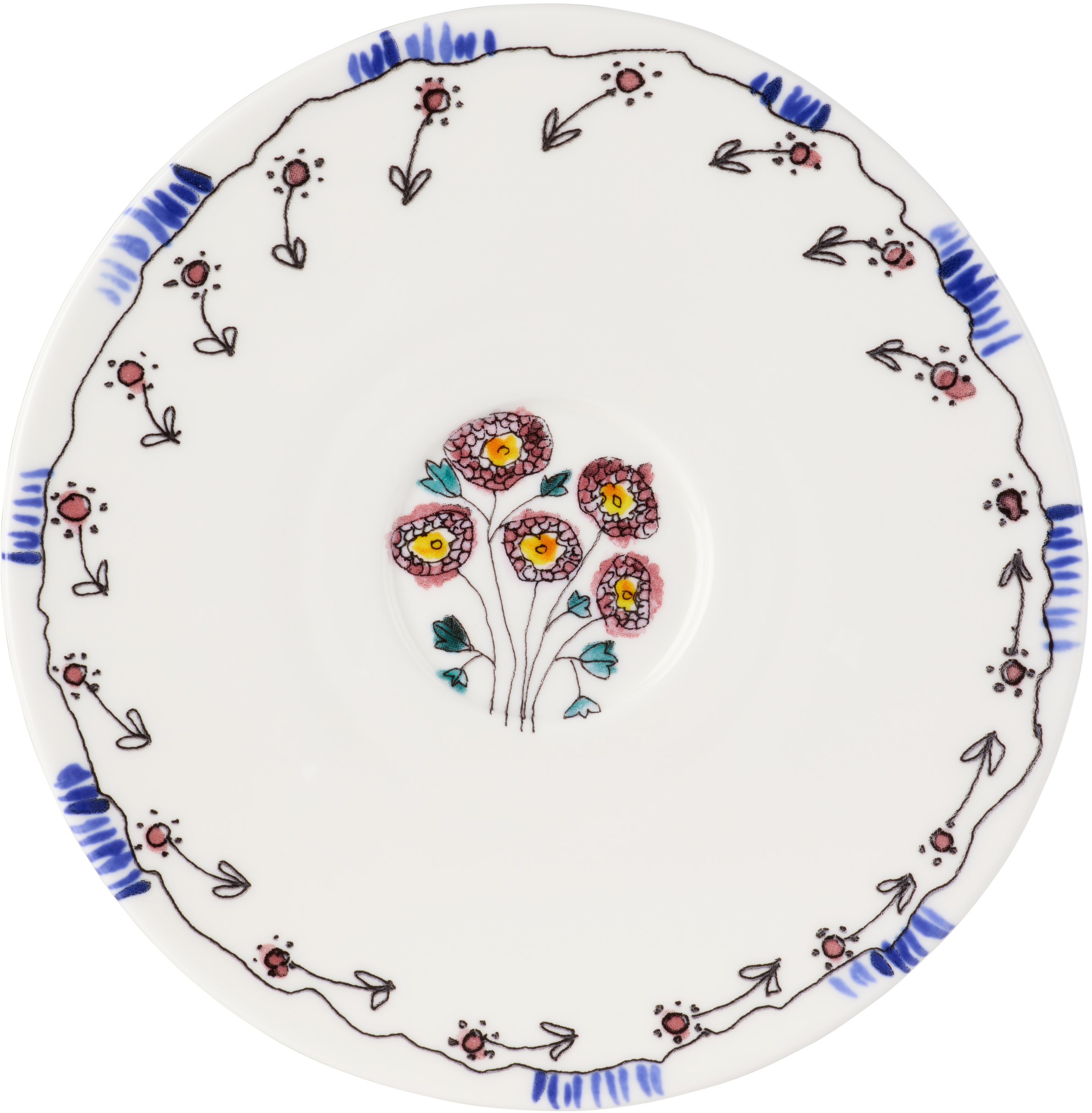 Marni White Serax Edition Tea Cup & Saucer Set In White
