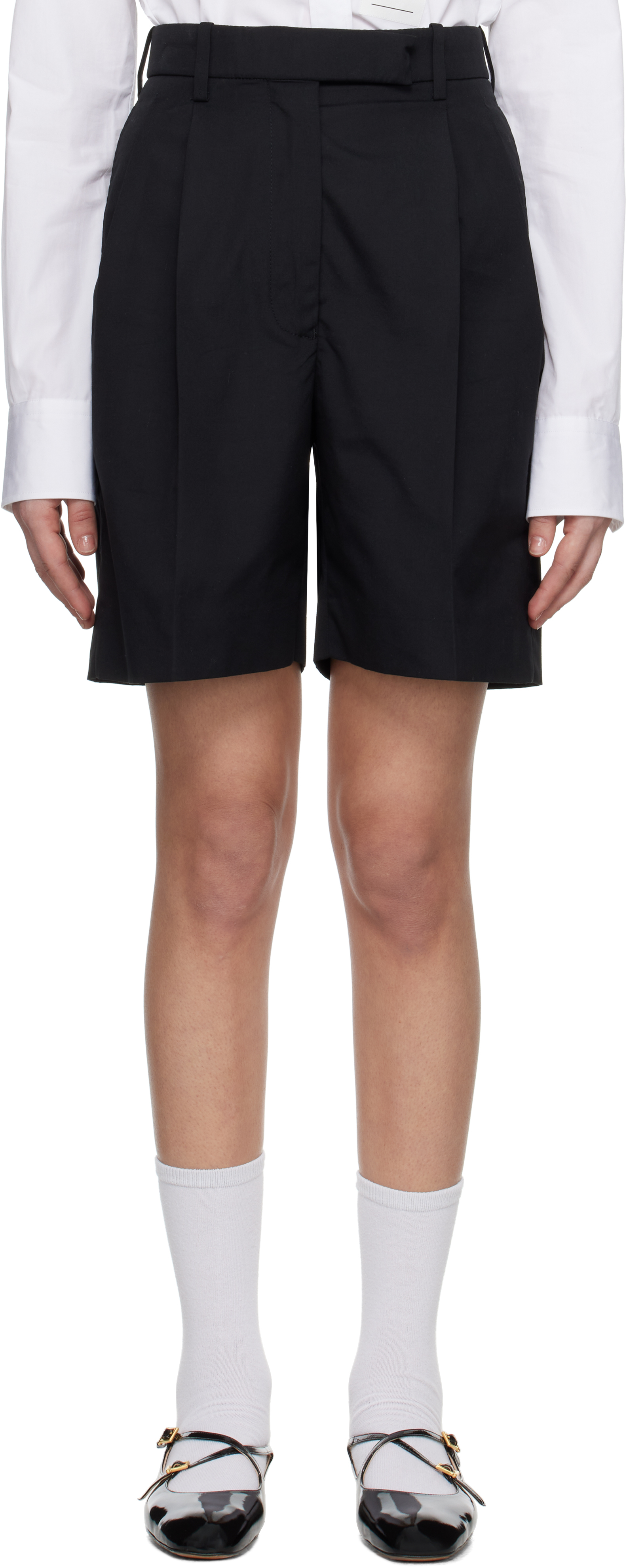 【送料&関税込】Thom Browne Typewriter Cloth Double Pleat Sh High Waisted Double Pleat Trouser In Typewriter Cloth | Thom