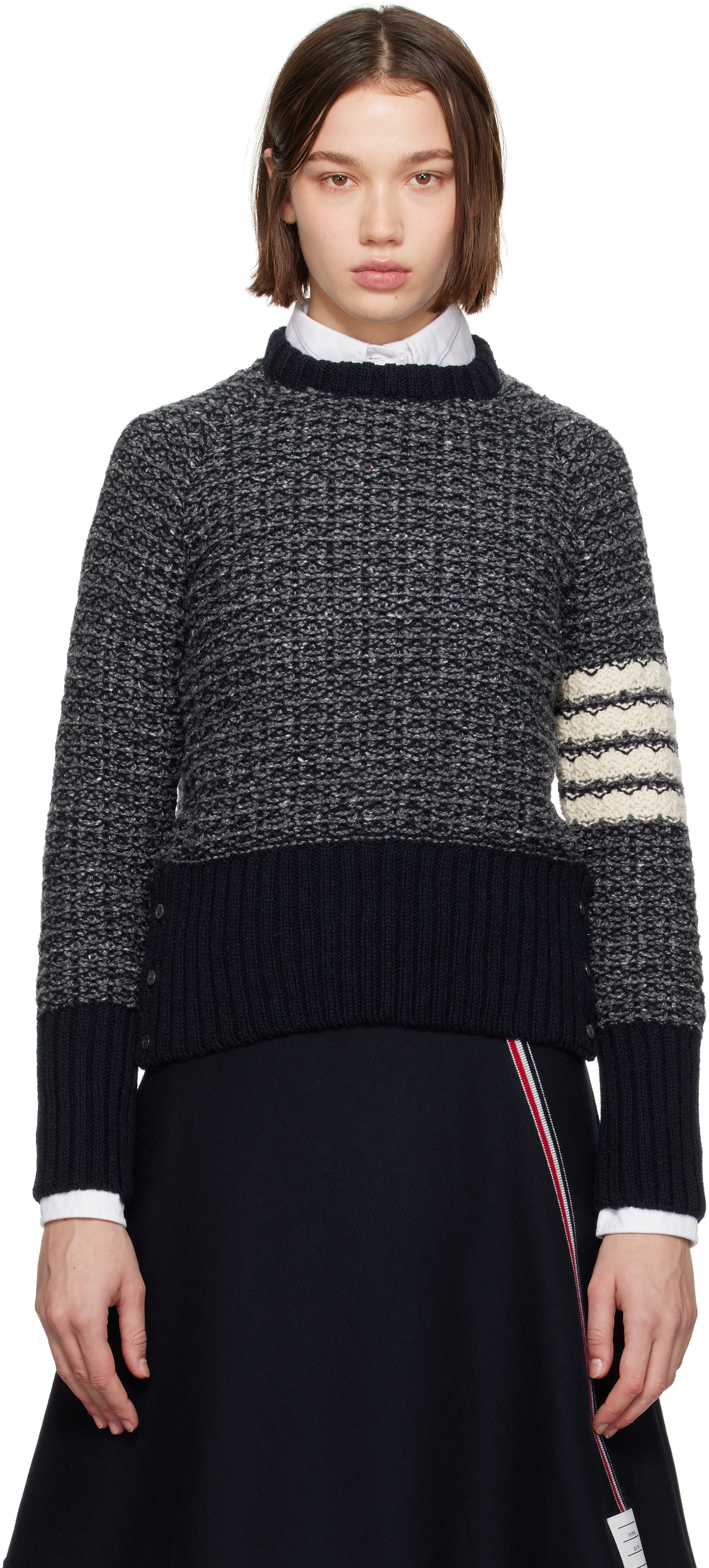 thom-browne-navy-tuck-stitch- thom-browne-navy-tuck-stitch-