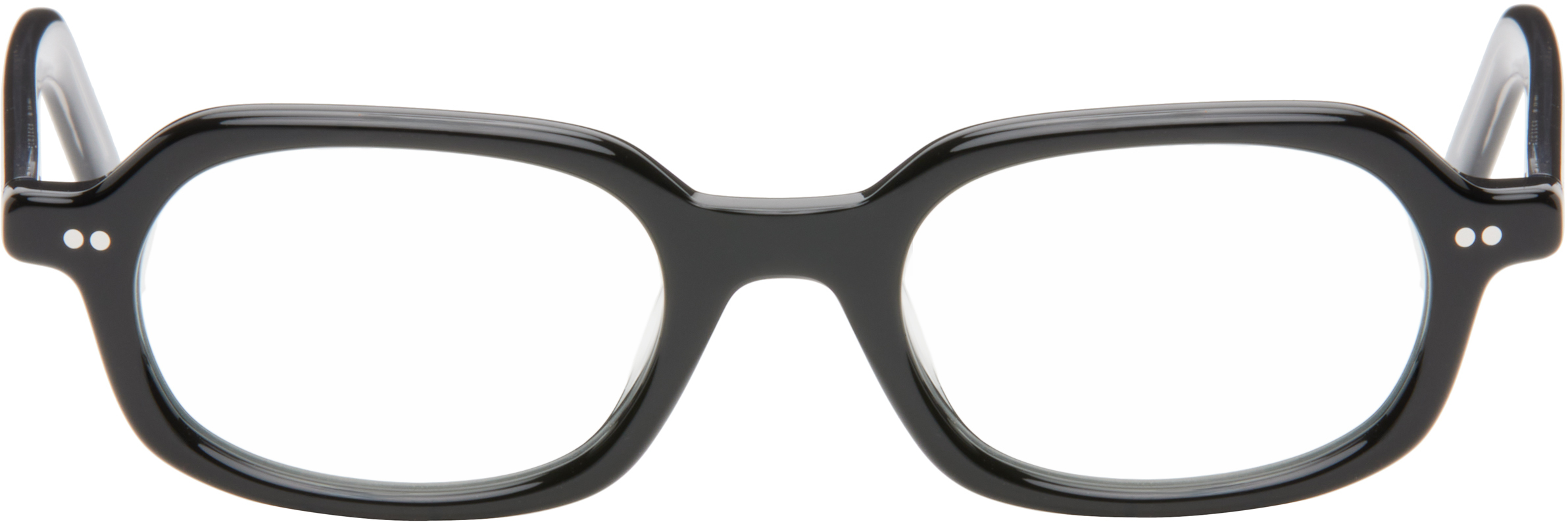 AKILA: Black Psyche Glasses | SSENSE
