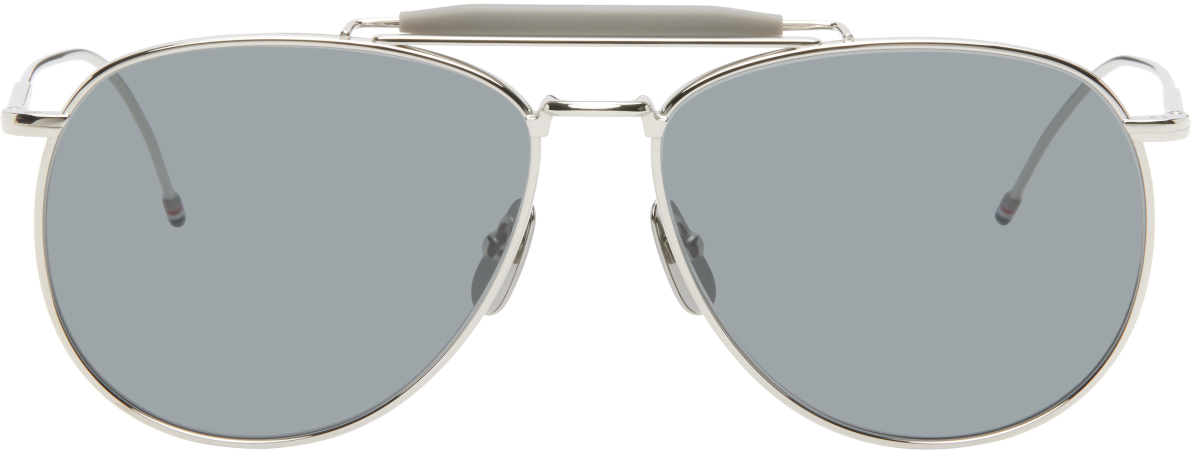 Silver Aviator Sunglasses