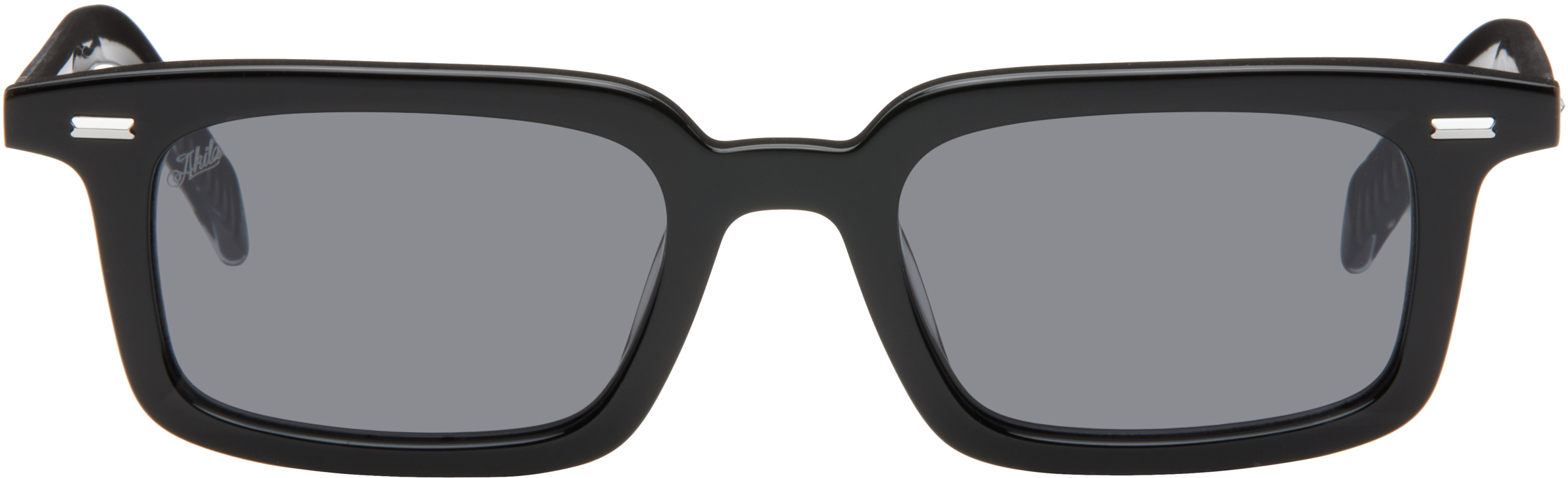 【関税込み】Port Tanger SSENSE限定 ブラック Leila サングラス SSENSE Exclusive Black Leila Sunglasses by Port Tanger on Sale