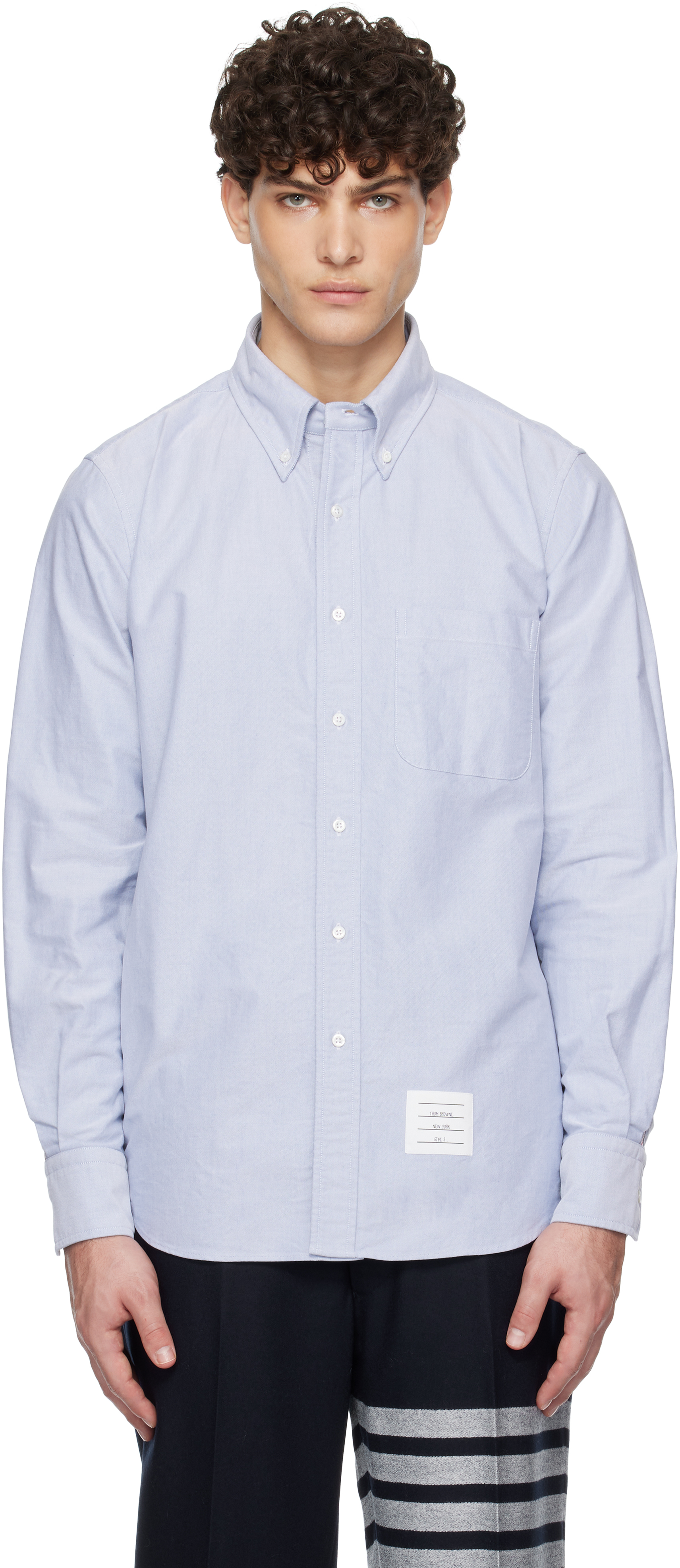 THOM BROWNE 長袖シャツ 水色　10 140位 24044571_54172850_600.jpg
