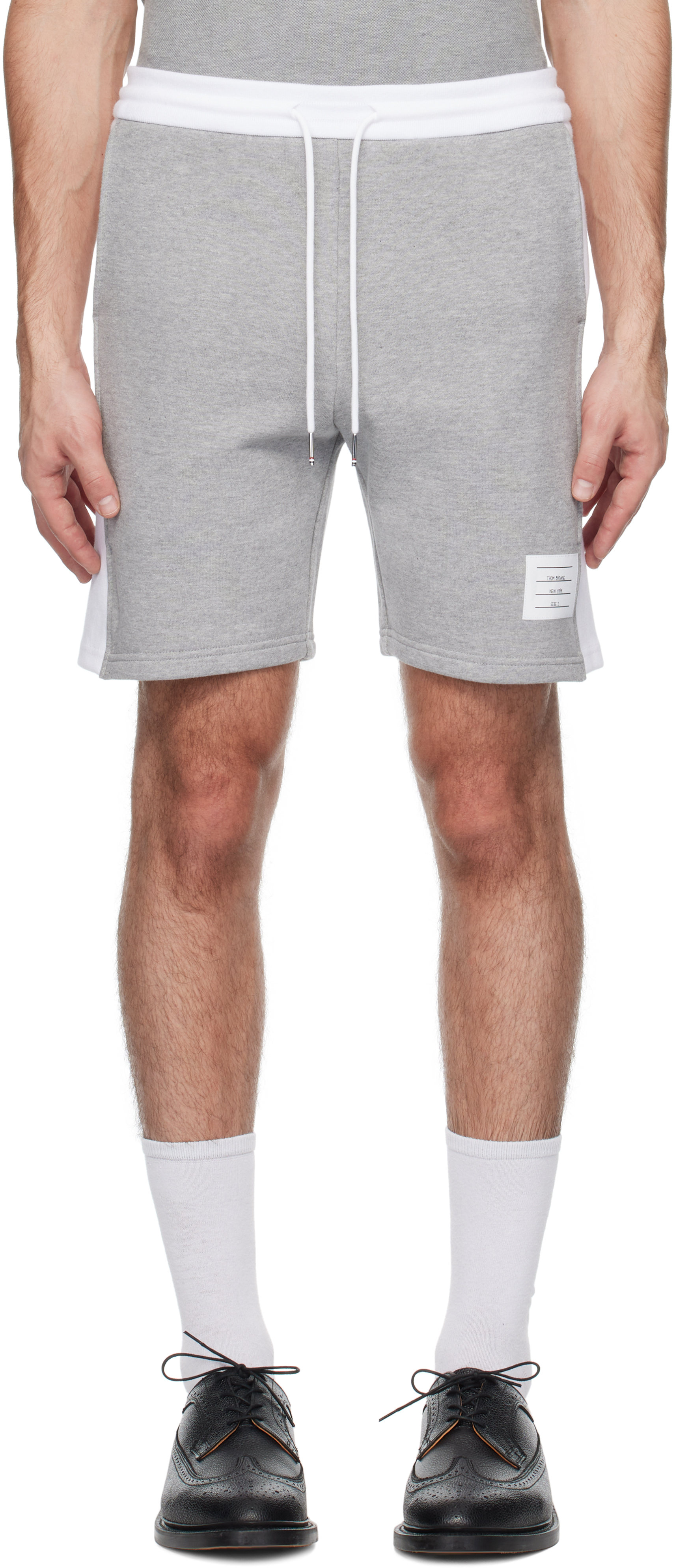 Gray Classic Loopback 4-Bar Sweat Shorts