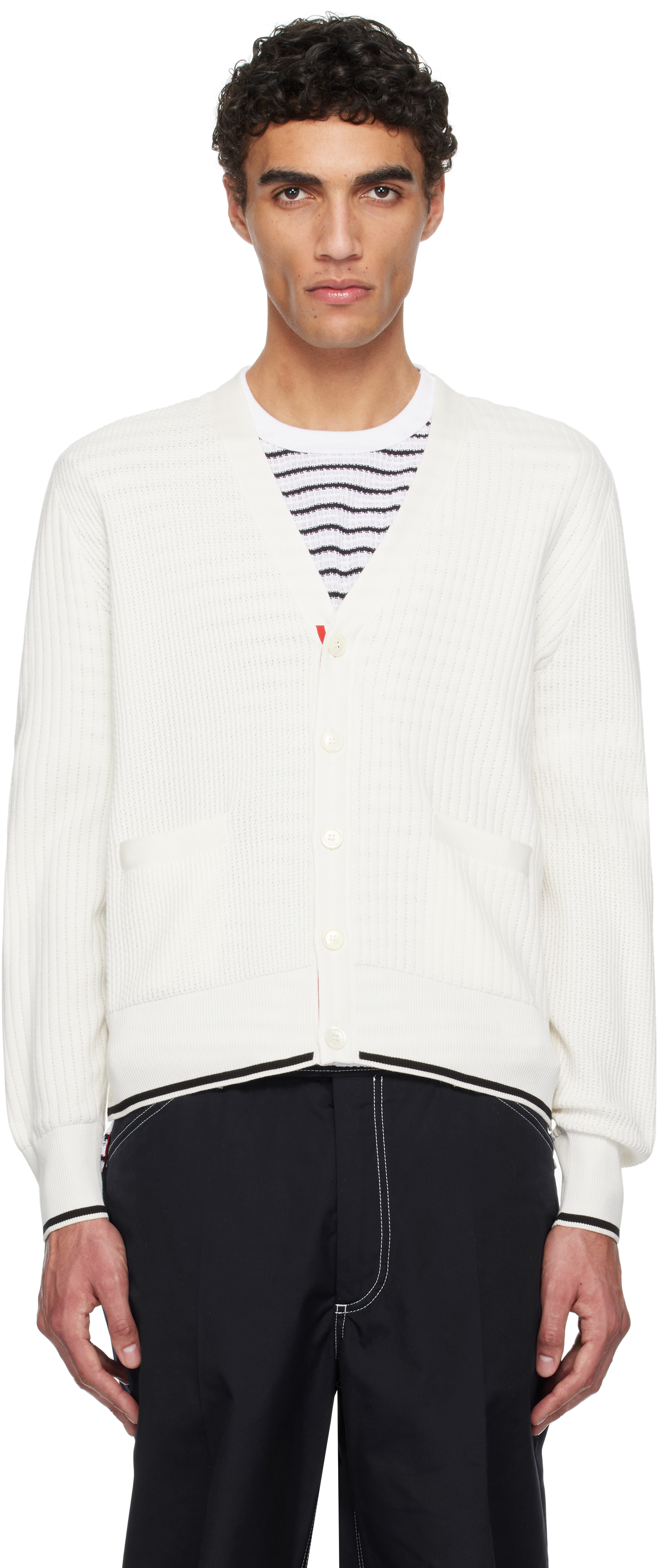 Thom Browne メンズ カーディガン | SSENSE 日本