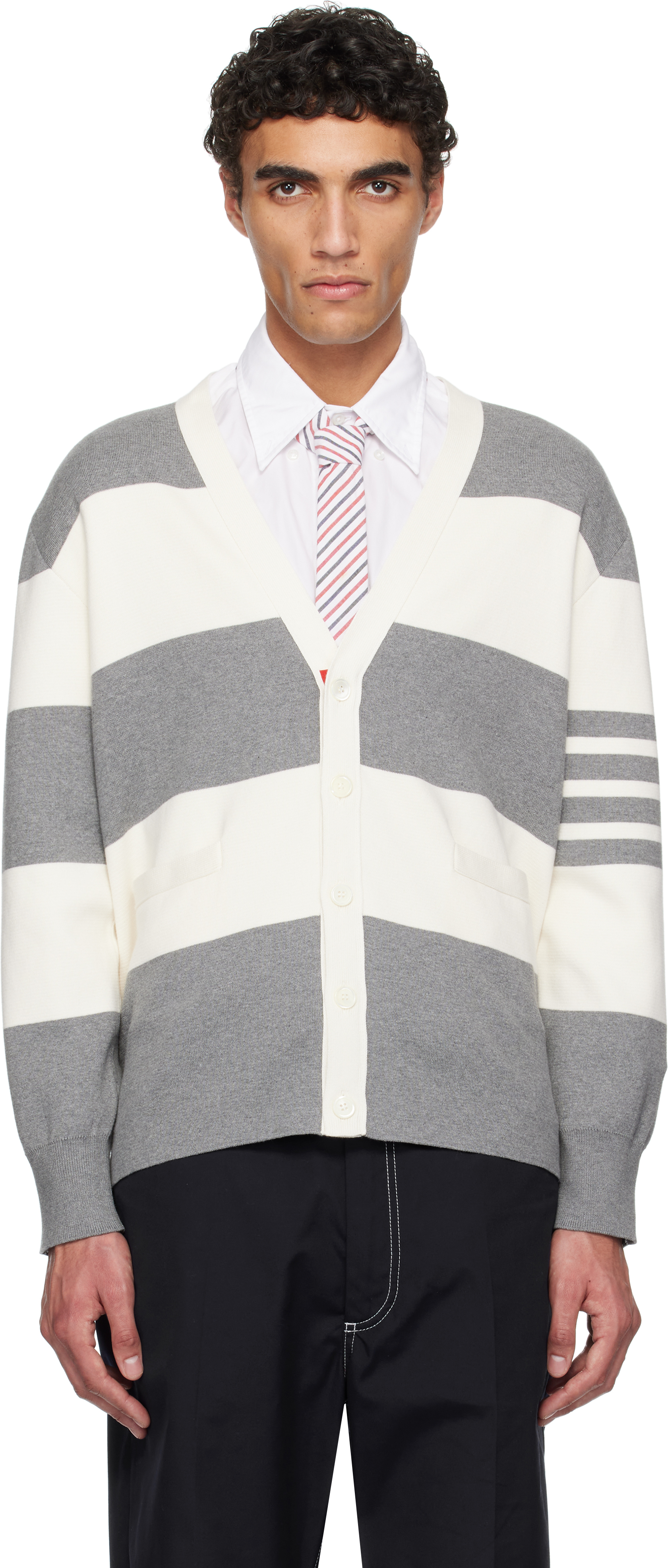 Thom Browne メンズ カーディガン | SSENSE 日本 Thom Browne メンズ カーディガン | SSENSE 日本