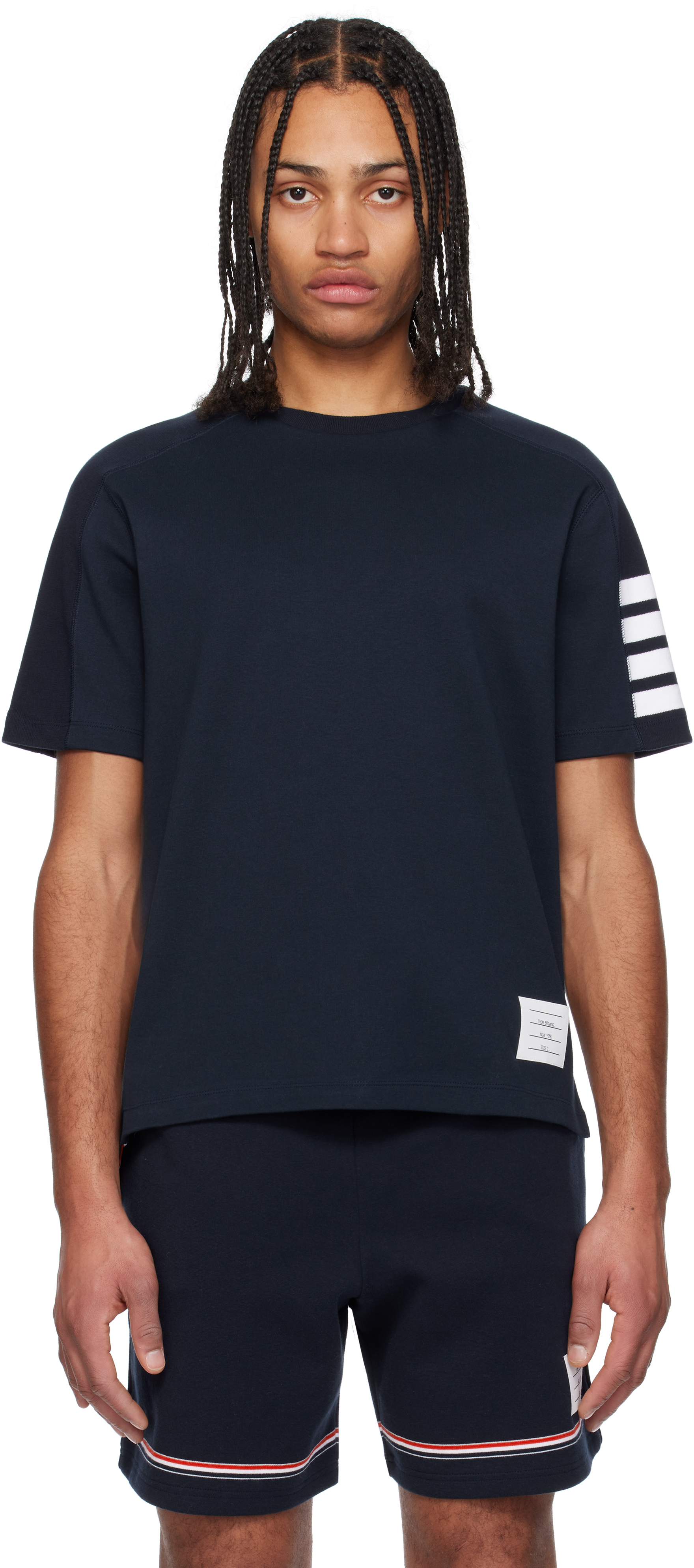 2色) THOM BROWNE 22AW 4LINE BAR オーバーサイズ 長袖Tシャツ 2色) THOM BROWNE 22AW 4LINE BAR オーバーサイズ 長袖Tシャツ