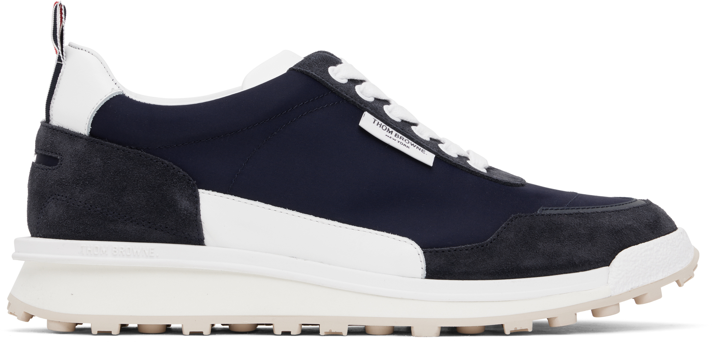 Blue Eco Nylon Alumni Sneakers