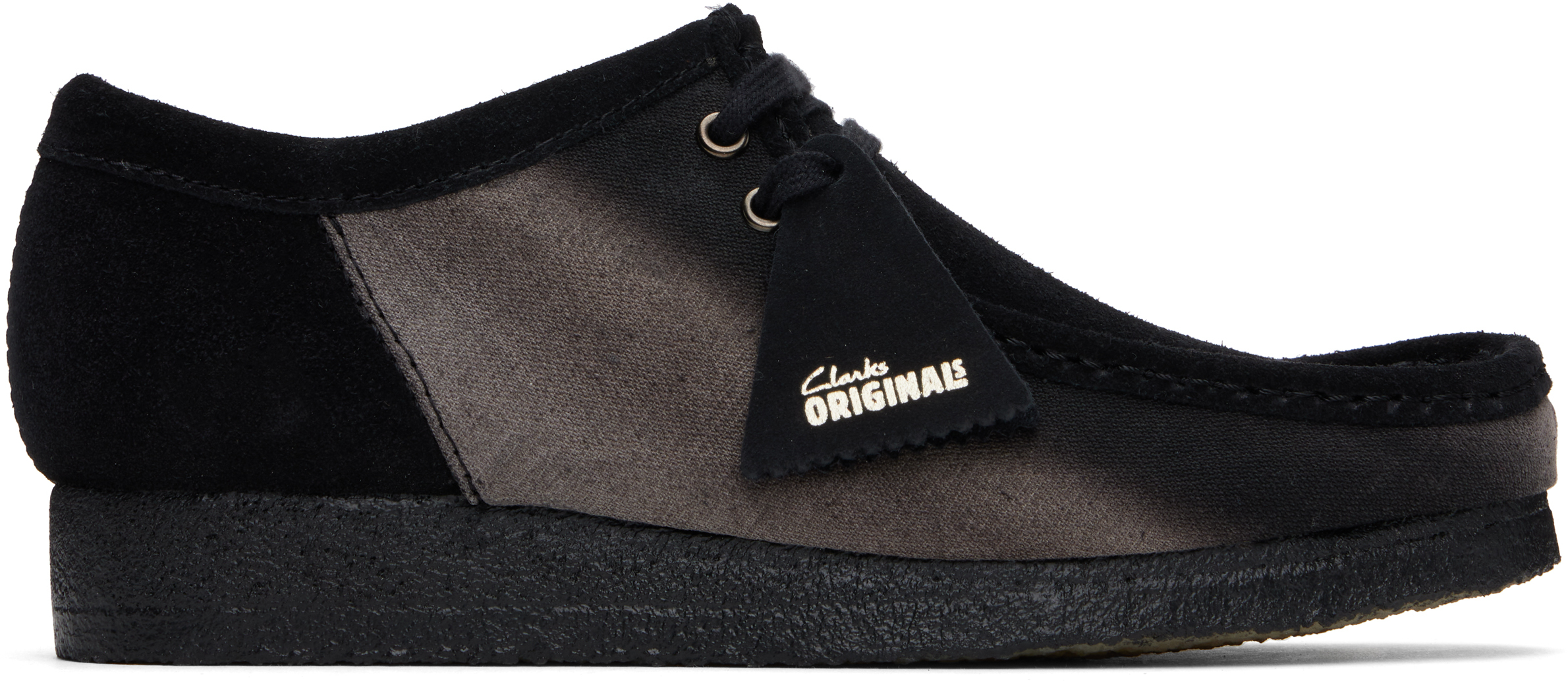 Black Clarks Edition Sun-Bleached Wallabee Derbys