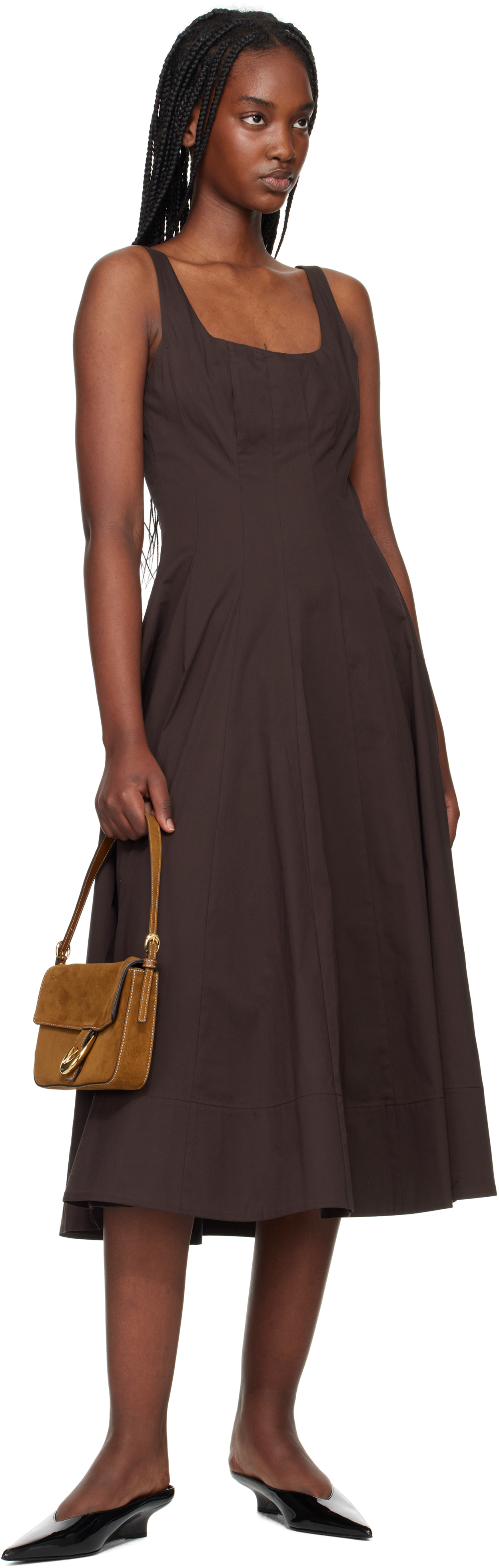 Staud Tan Harlow Bag In Tan Tan