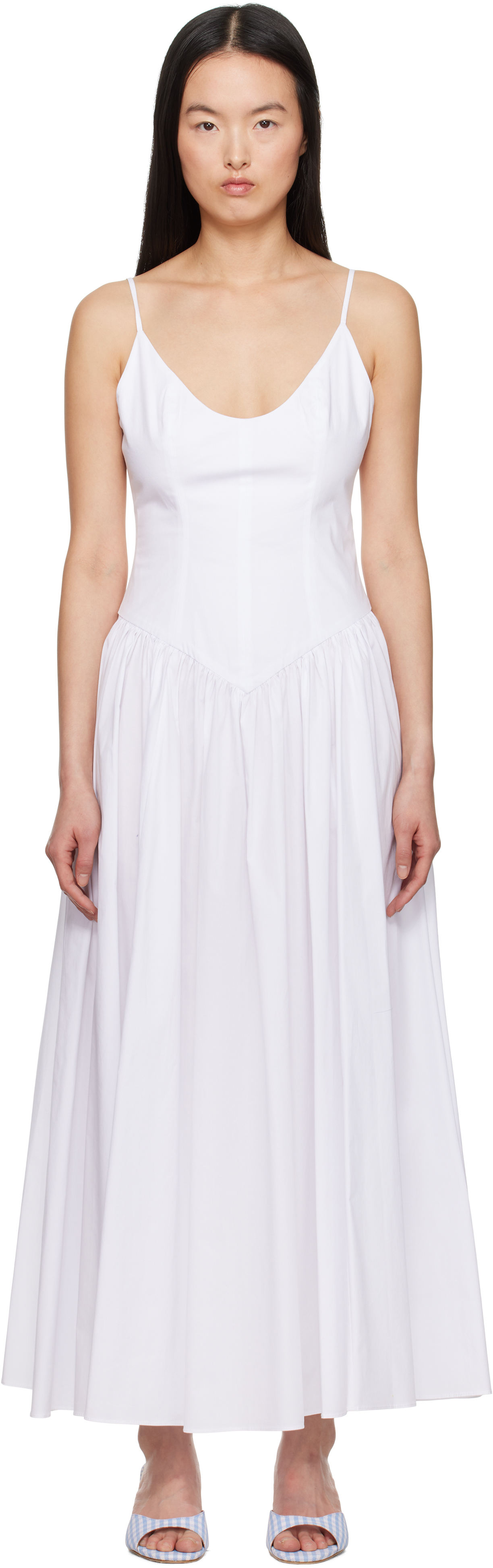 White Dena Maxi Dress