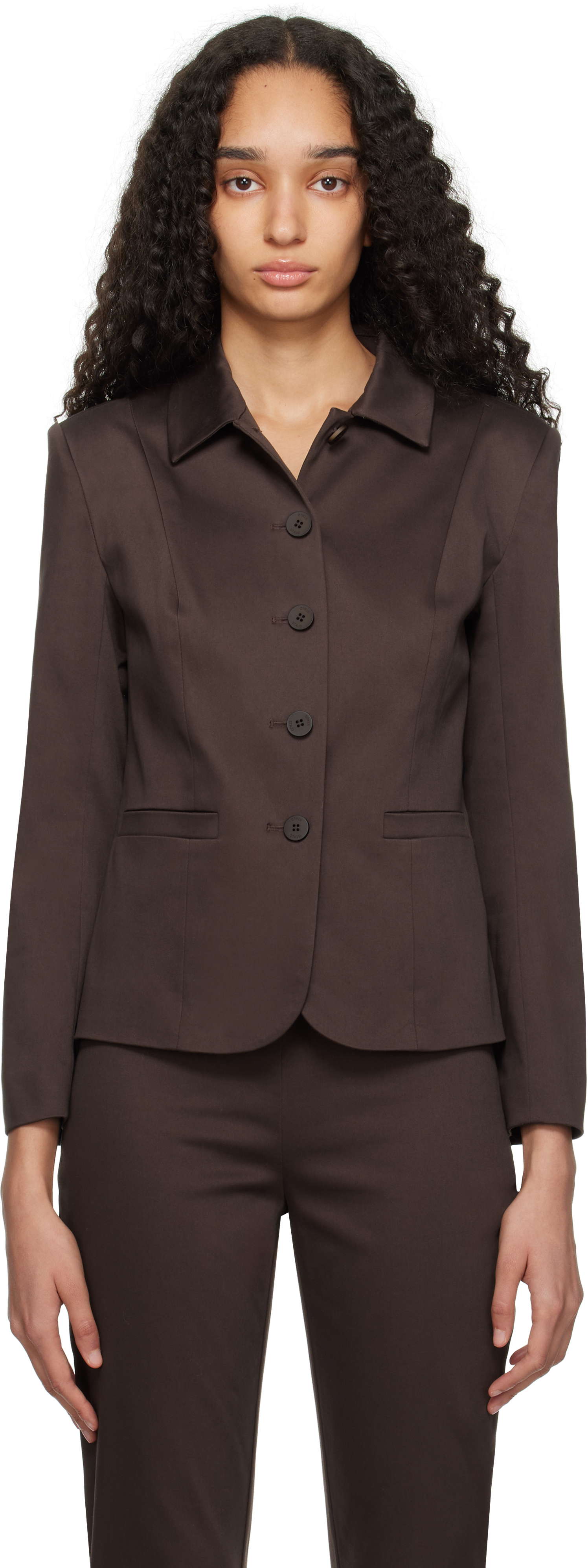 【関税込み】Staud ブラウン Robert ジャケット Brown Robert Jacket by Staud on Sale