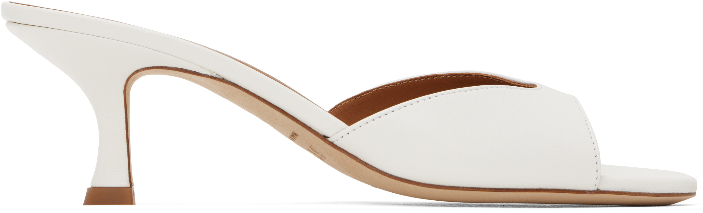 【関税込み】Staud オフホワイト Brigitte ミュール Off-White Brigitte Mules by Staud on Sale