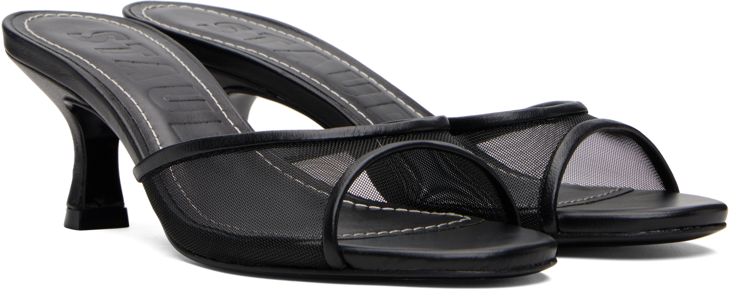 Staud Black Brigitte Mules