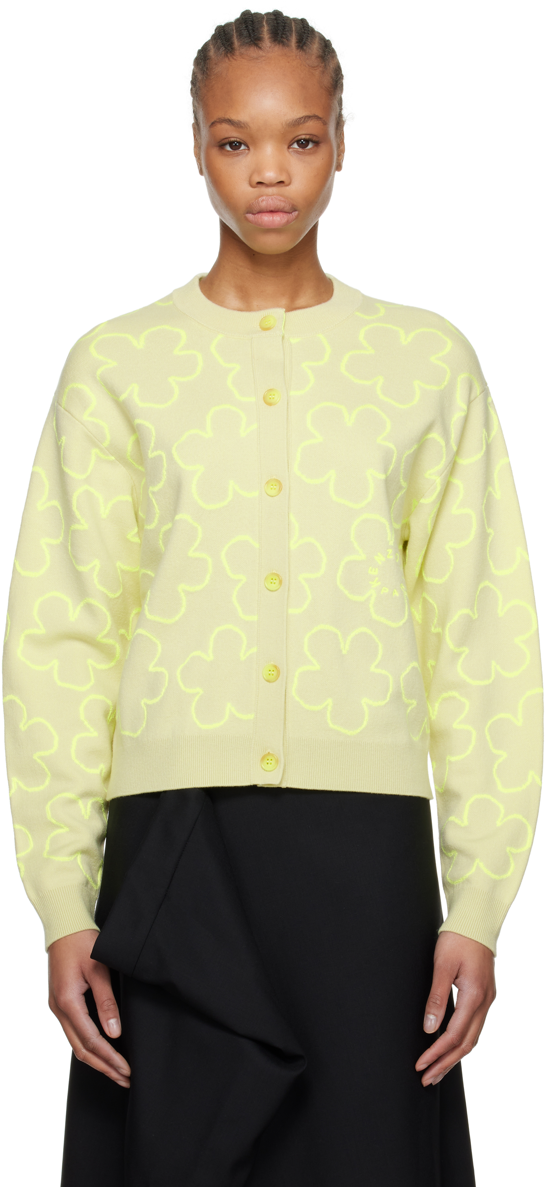 KENZO◇24ss/タグ付/BY VERDY HOODIE/パーカー/M/コットン/IVO