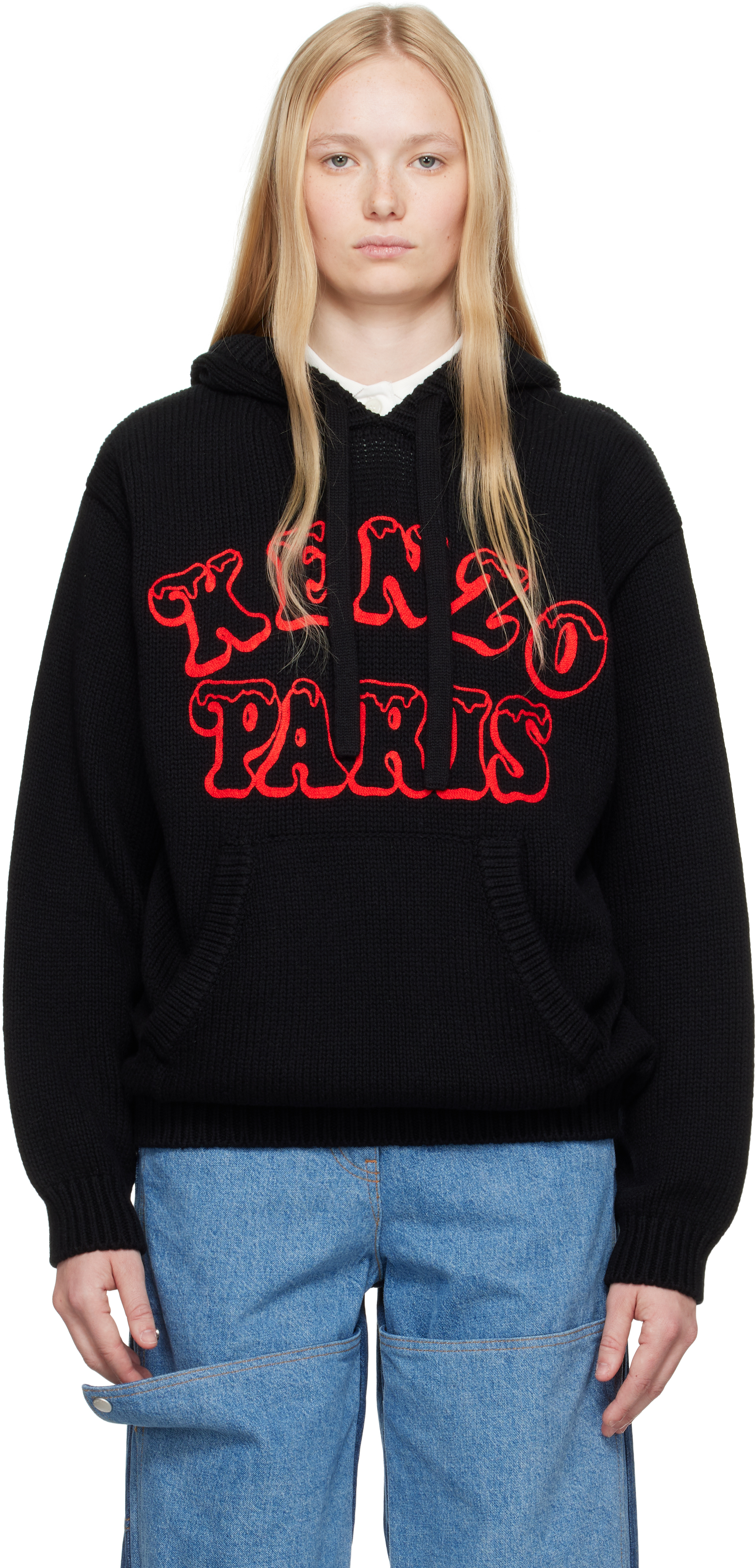 春早割 VERDY Paris Kenzo Black Edition Sale on Kenzo by Hoodie Knitted トップス
